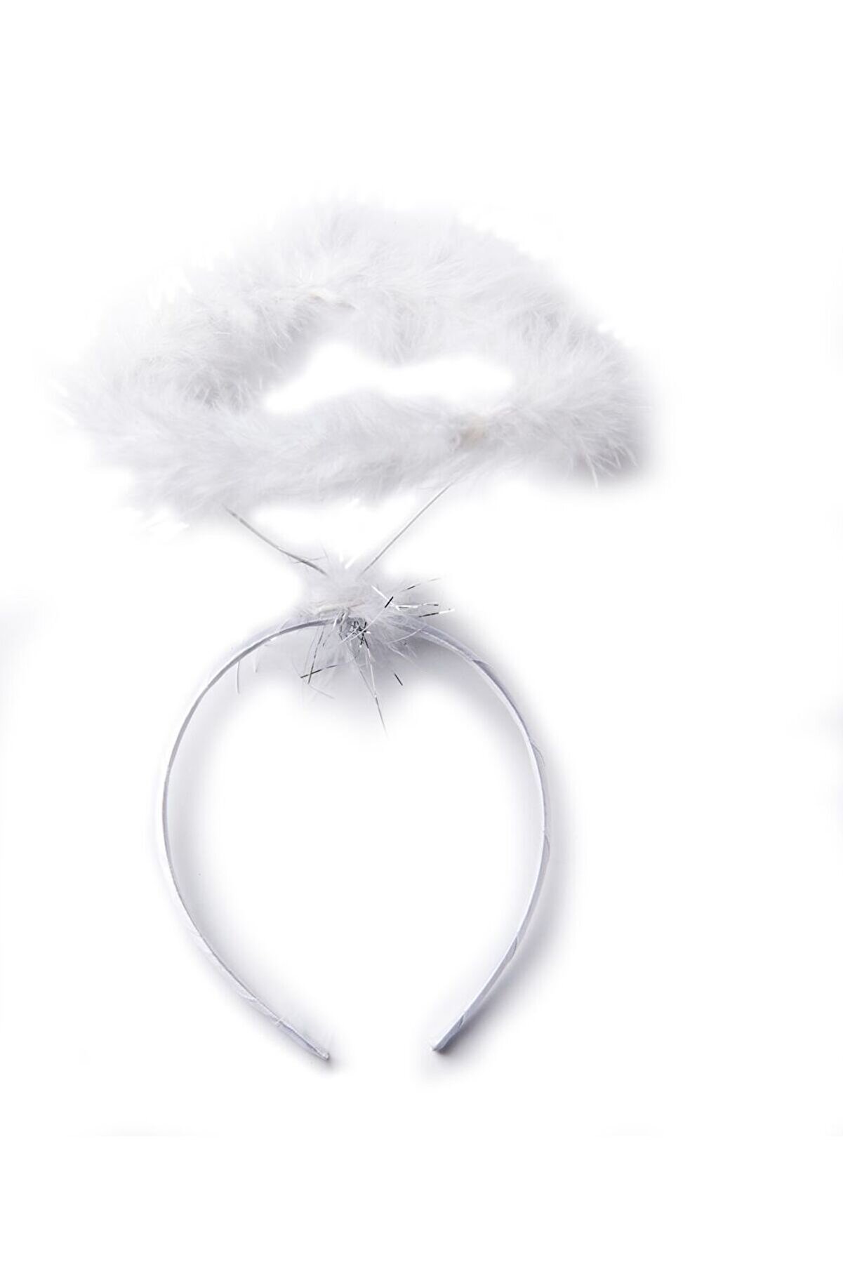 Go İthalat Beyaz Otri̇şli̇ T&uuml;yl&uuml; Esnek Yapı Melek Haresi̇ Melek Tacı (4130)