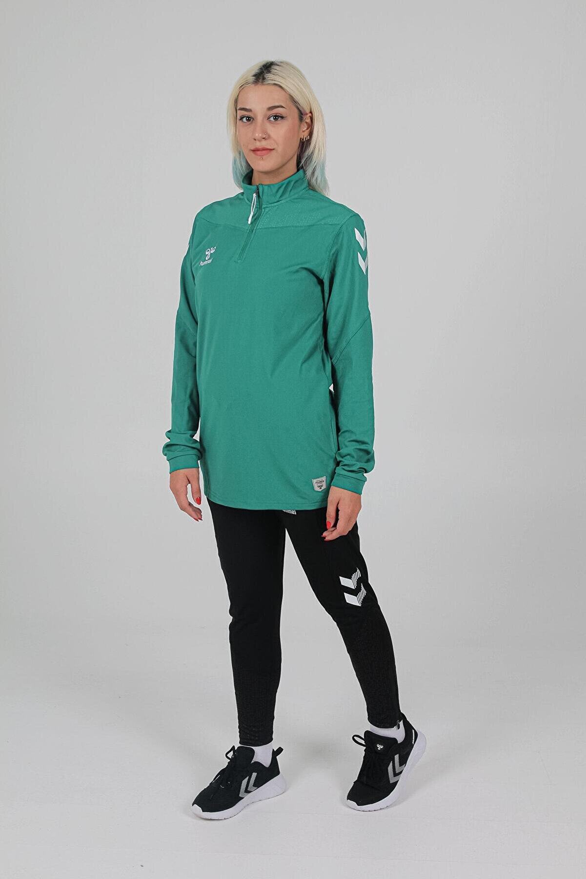 Hummel Oregon Antrenman Eşofman Üstü Yeşi̇l