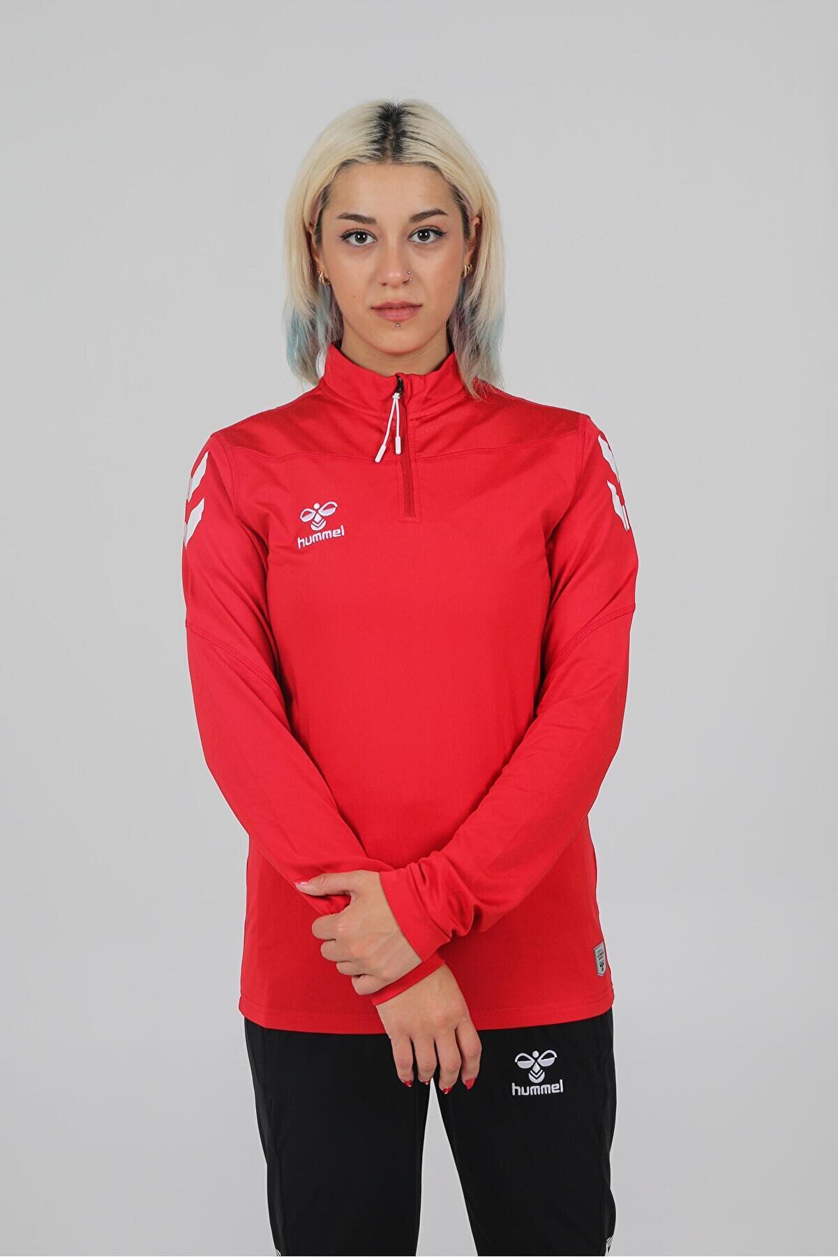 Hummel Oregon Antrenman Eşofman Üstü Kırmızı