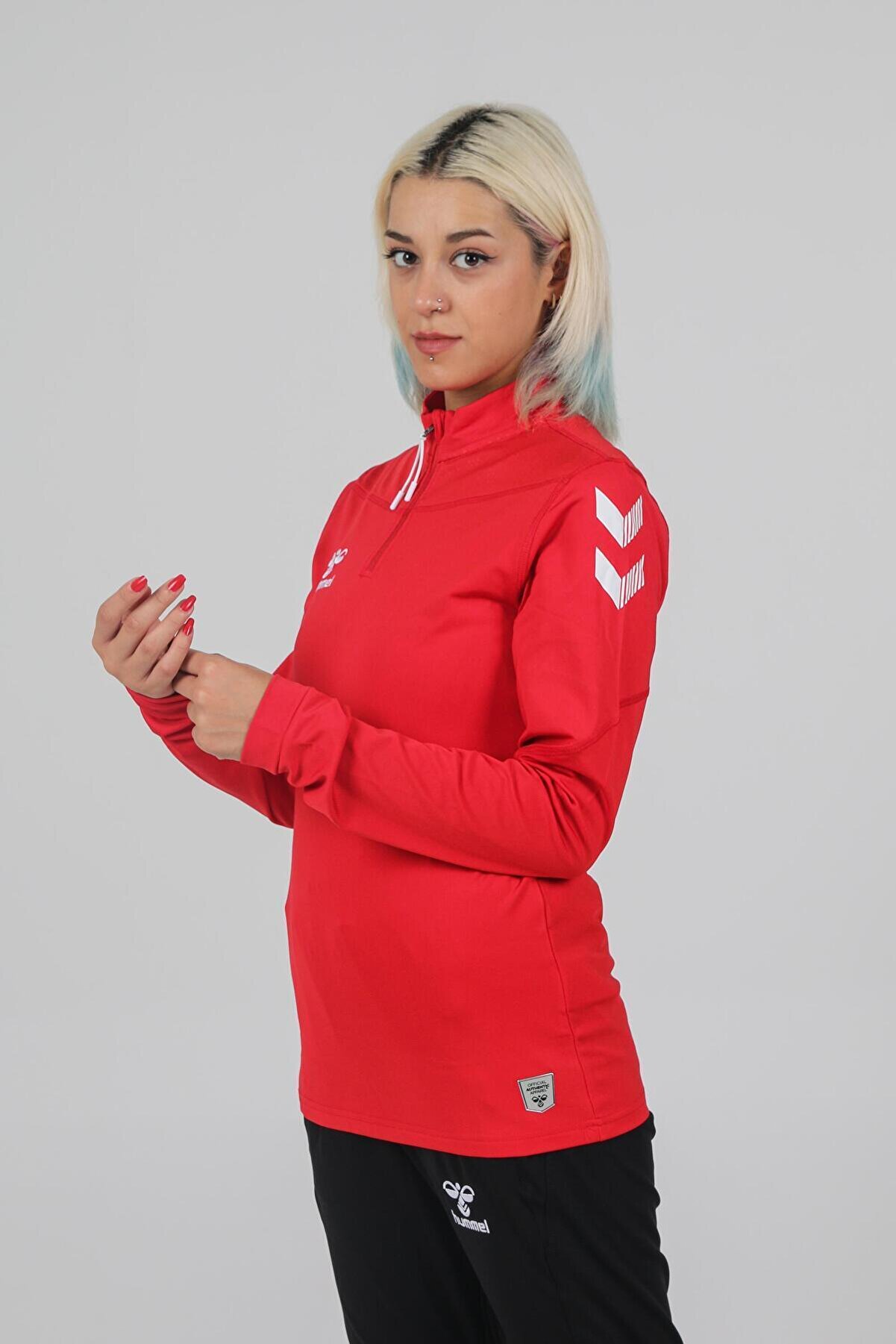 Hummel Oregon Antrenman Eşofman Üstü Kırmızı