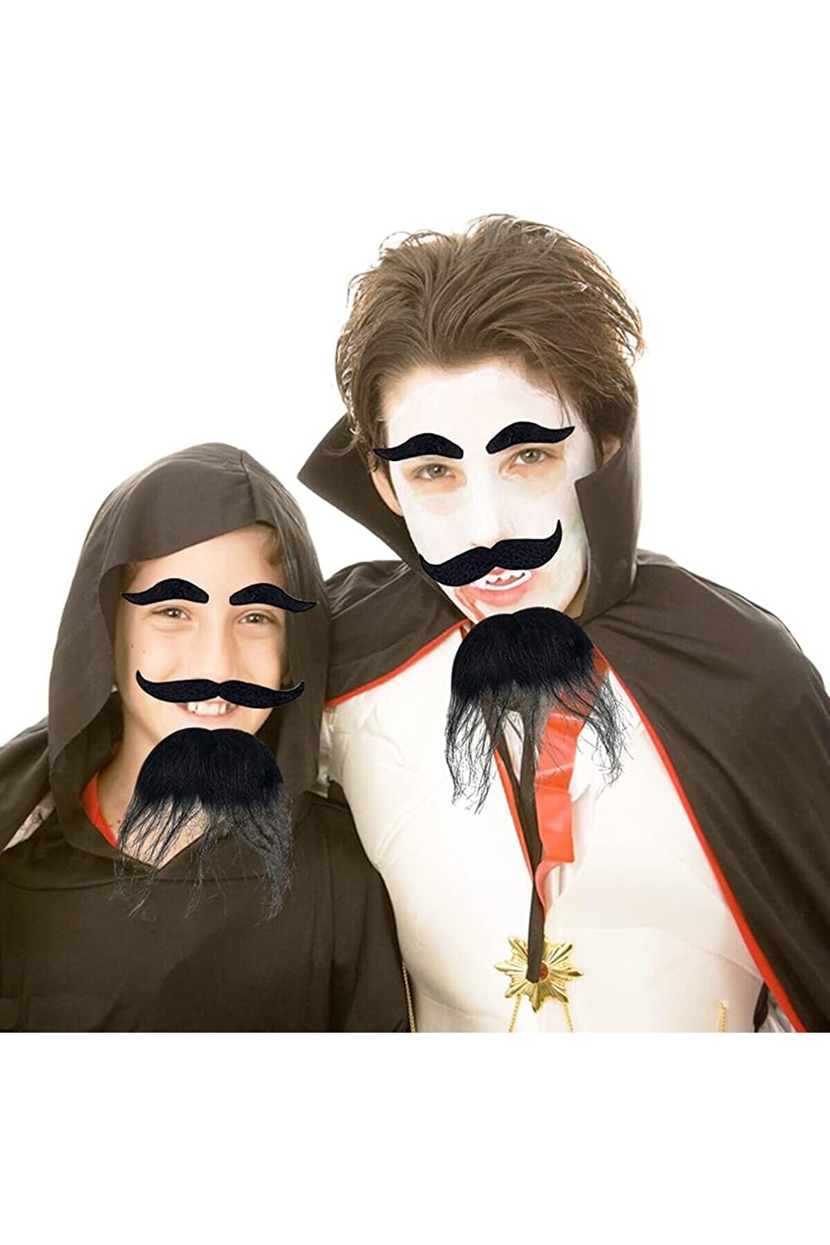 Go İthalat Si̇yah Renk Kendi̇nden Yapışkanlı Takma Sakal Bıyık Ve Kaş Seti̇ (4130)