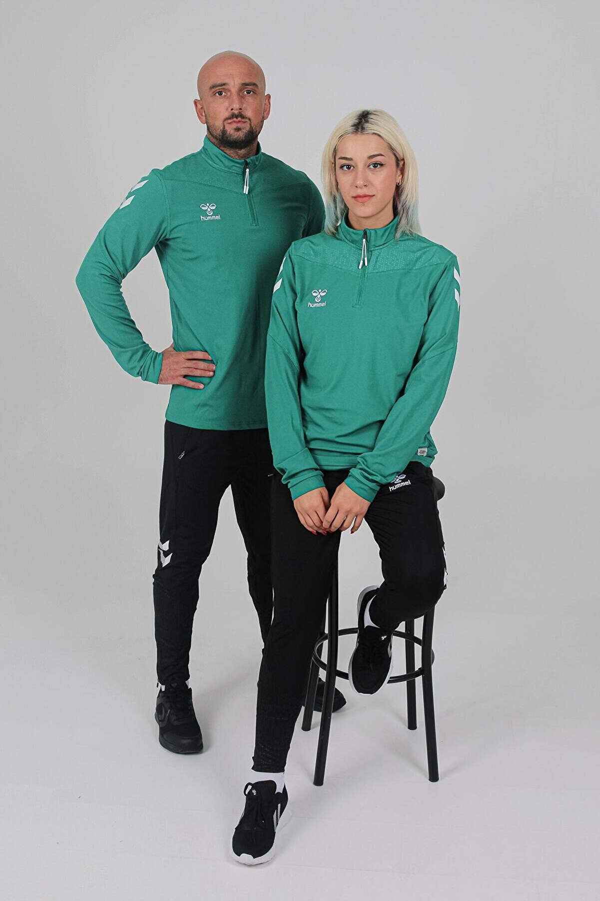 Hummel Oregon Antrenman Eşofman Üstü Yeşi̇l