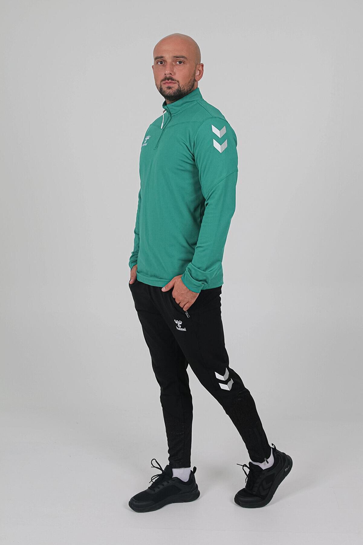 Hummel Oregon Antrenman Eşofman Üstü Yeşi̇l