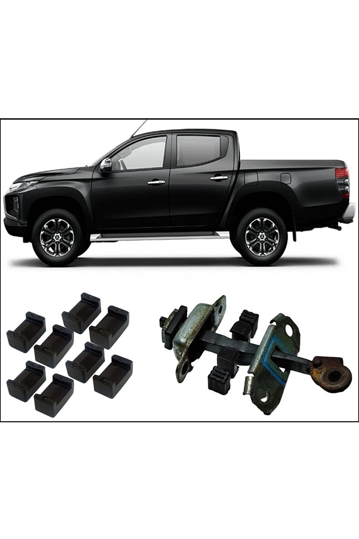 Artıdorttechnology Aynıg&uuml;n Kargo Mi̇tsubi̇shi̇ L200 Kapı Gergi̇ Tami̇r Ki̇ti̇ 4 Kapı 1996-2020