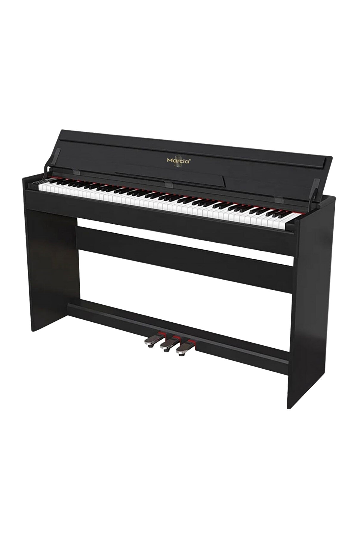 Marci̇a Mk-800 Bk Di̇ji̇tal Konsol Pi̇yano (Tuş Hassasi̇yetli̇, 88 Tuşlu, Kapaklı)