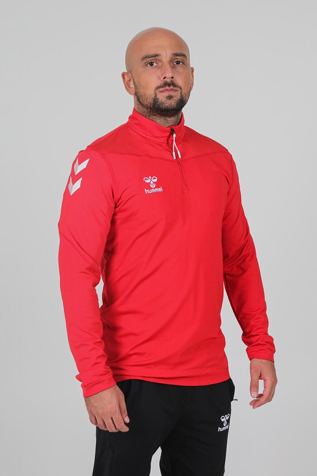 Hummel Oregon Antrenman Eşofman Üstü Kırmızı
