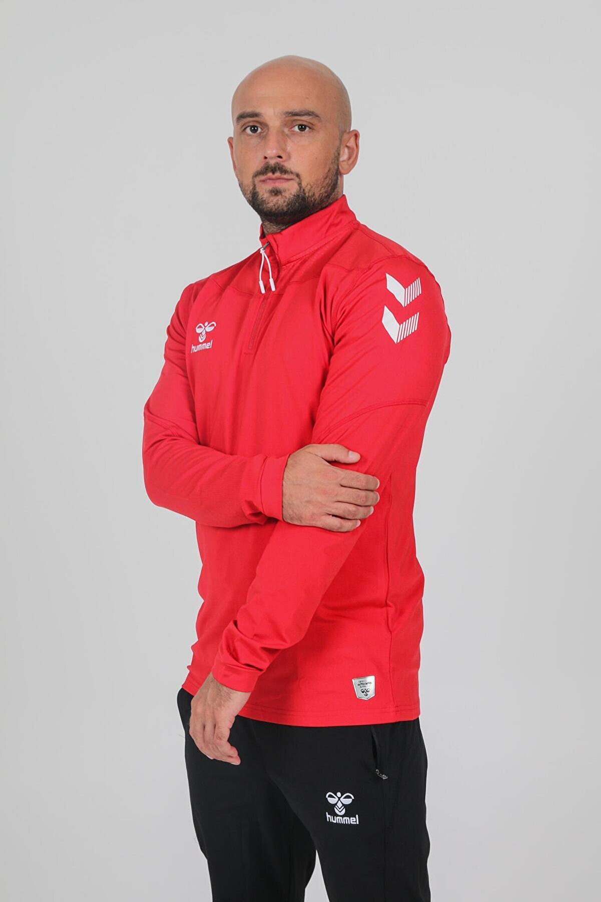 Hummel Oregon Antrenman Eşofman Üstü Kırmızı