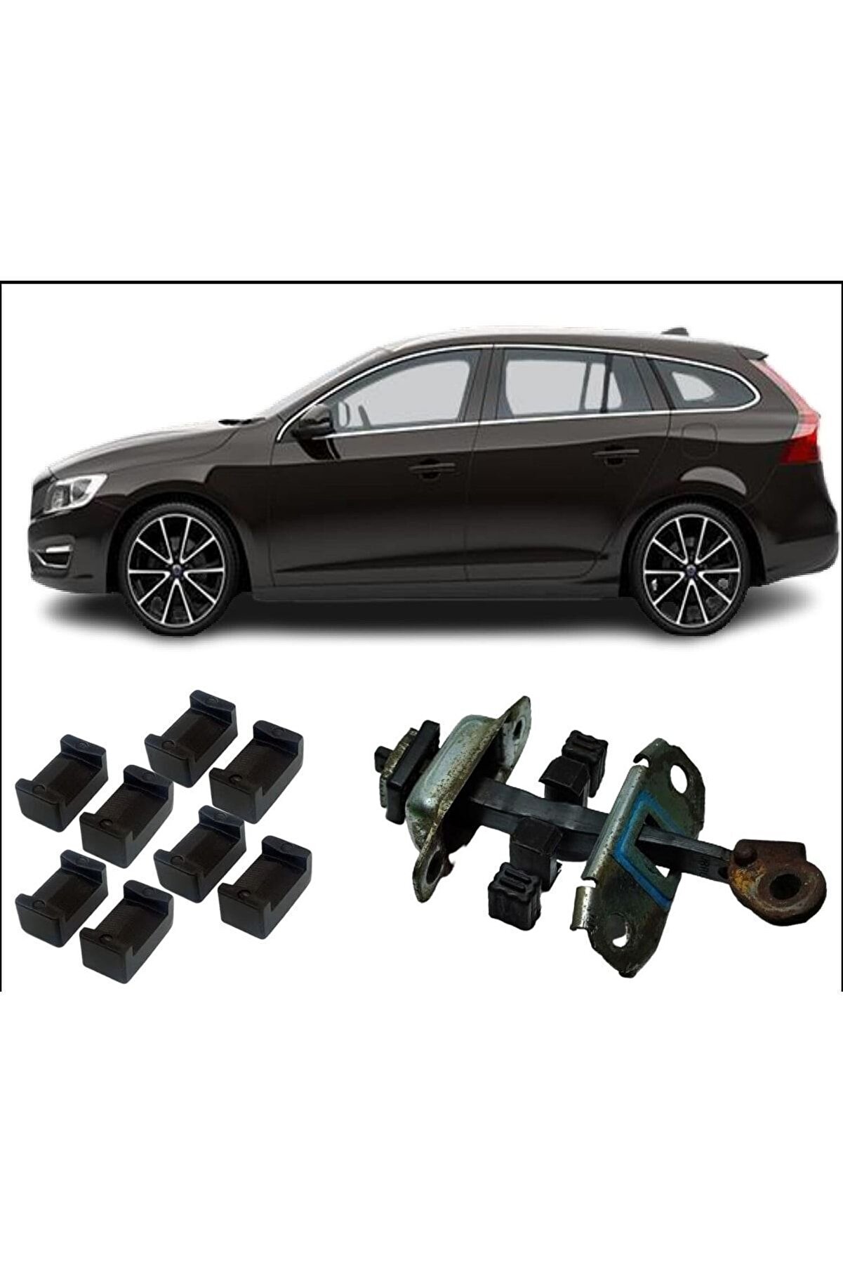 Artıdorttechnology Aynıg&uuml;n Kargo Volvo V60 Kapı Gergi̇ Tami̇r Ki̇ti̇ 4 Kapı 2010-2019