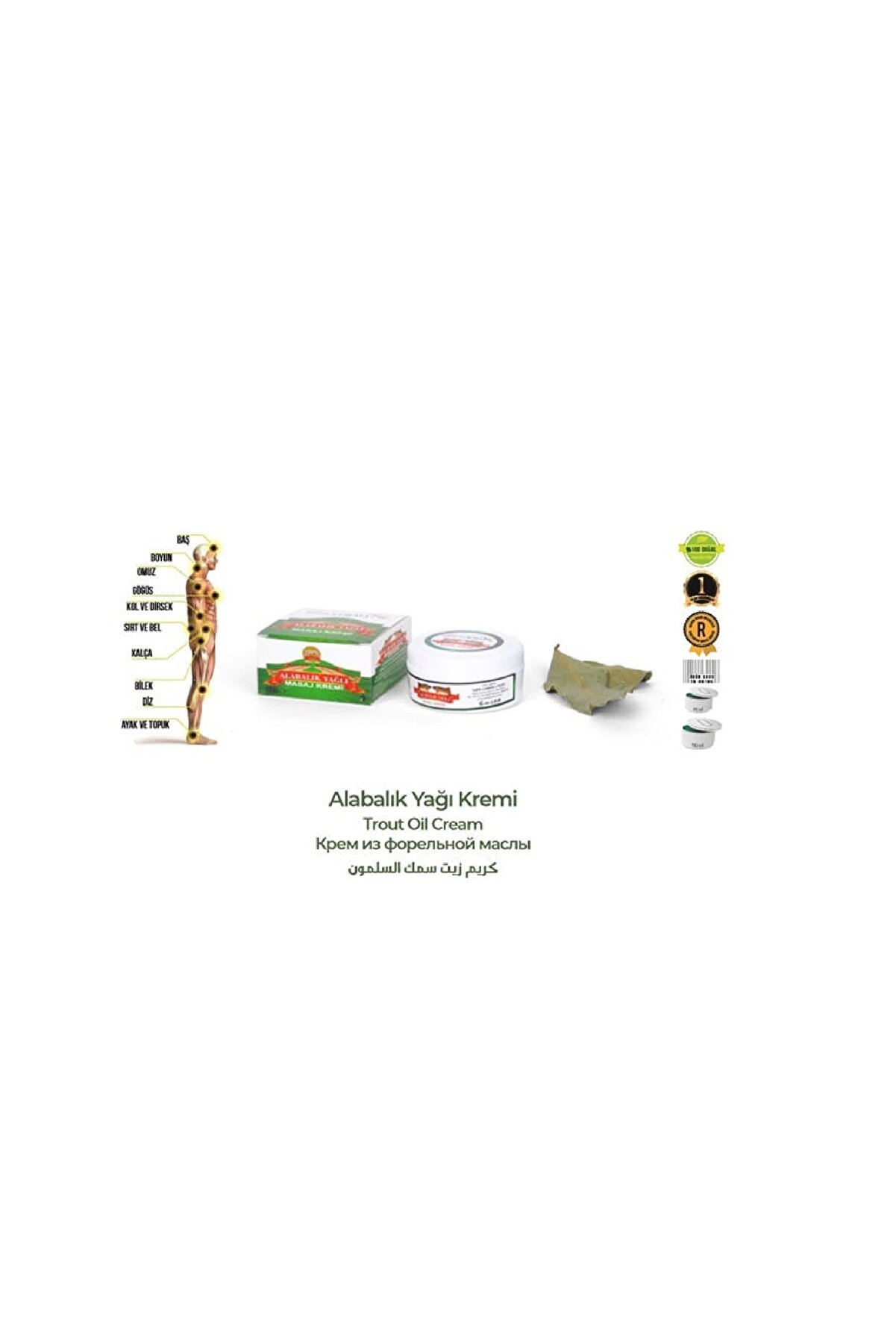 Alabalık Yağlı Masaj Kremi̇ 65 Ml- 3 Adet