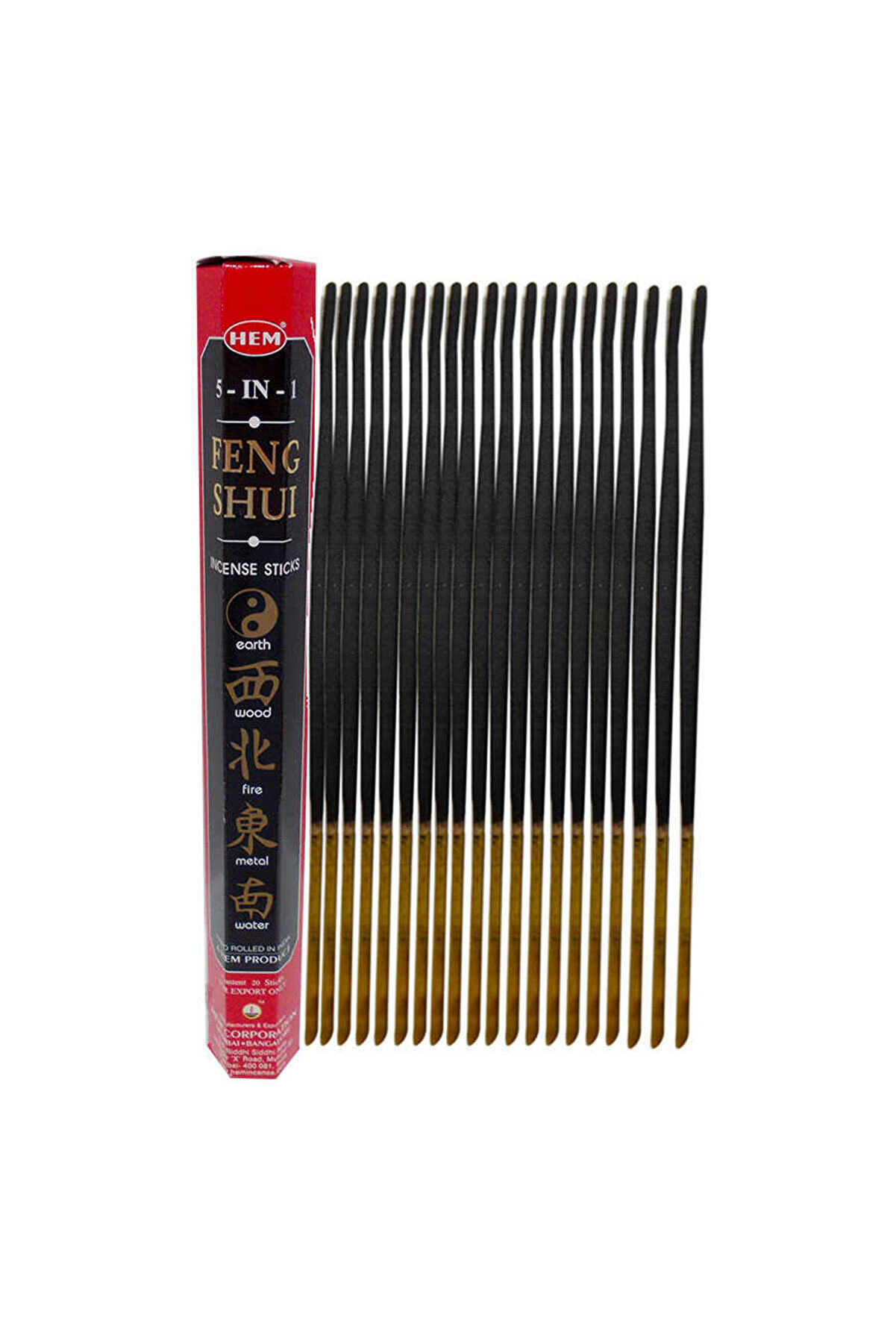 Hem T&uuml;ts&uuml; Feng Shui̇ 5İn1 20 &Ccedil;ubuk T&uuml;ts&uuml;