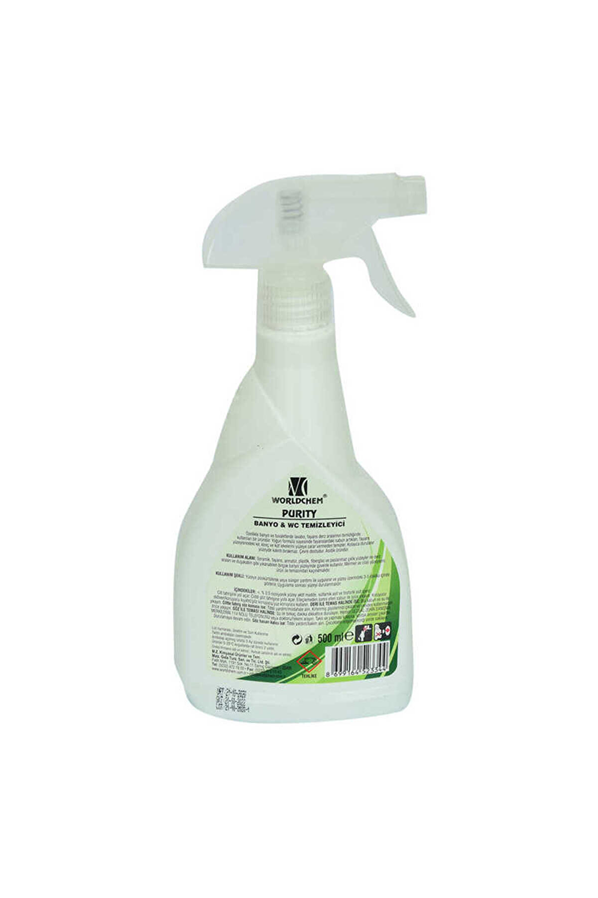 Bi̇lfold Puri̇ty Banyo Ve Wc Temi̇zleyi̇ci̇ 5 Etki̇ Sprey Şi̇şe 500 Ml