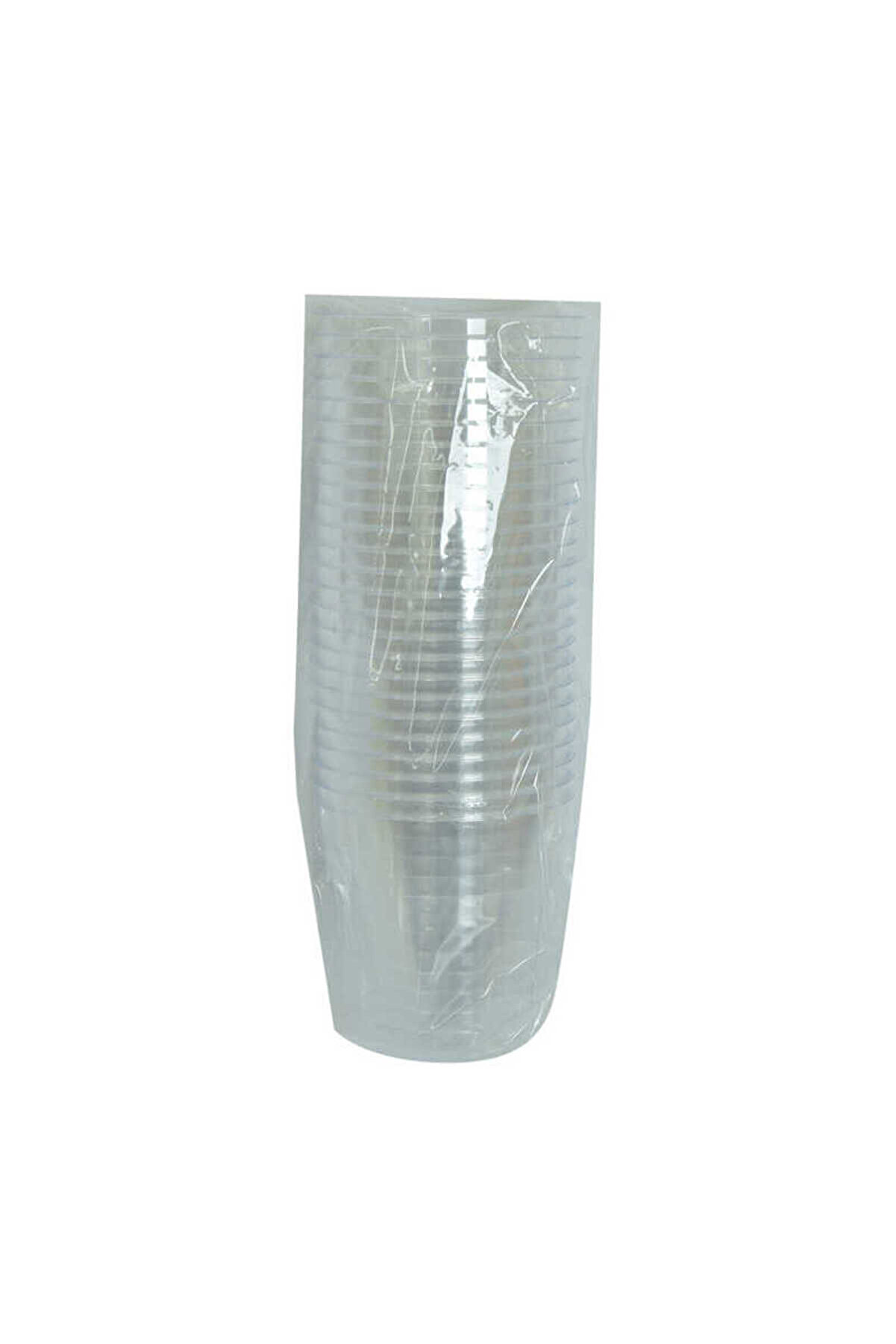 Ethab Ti̇caret L&uuml;ks Kri̇stal Bardak Sert Plasti̇k &Ccedil;ay Kahve Su Otomat Bardağı 180 Ml 25 Li̇ 1 Paket