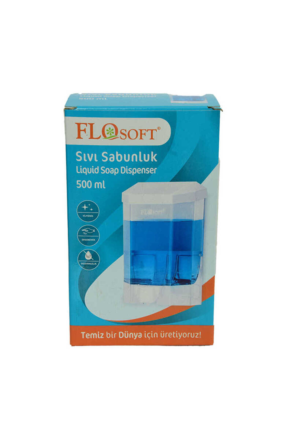 Bi̇lfold Sıvı Sabunluk Ve Şampuan Maki̇nası Şeffaf Renk 500 Ml Haci̇mli̇