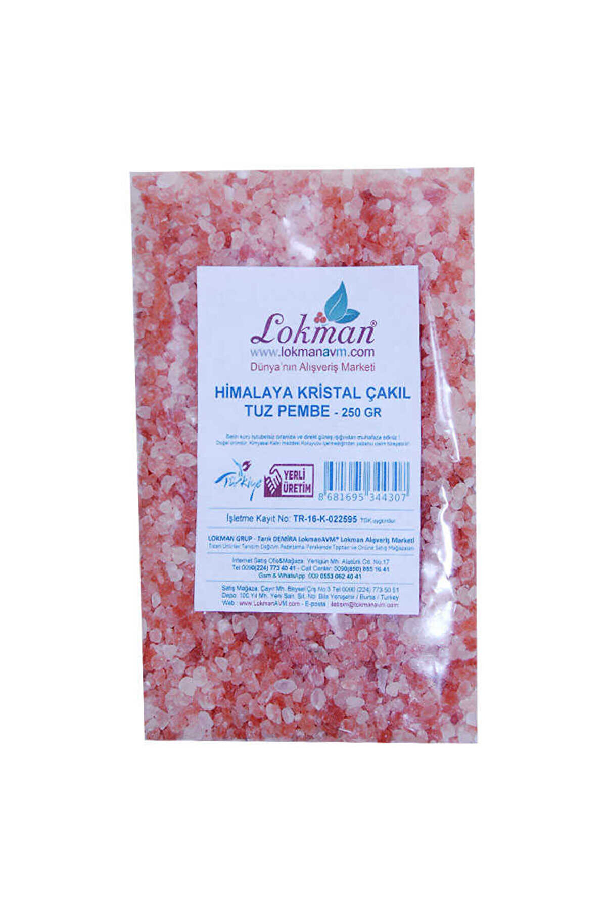 Ethab Ti̇caret Yemekli̇k Hi̇malaya Kri̇stal Kaya Tuzu &Ccedil;akıl Pembe 250 Gr