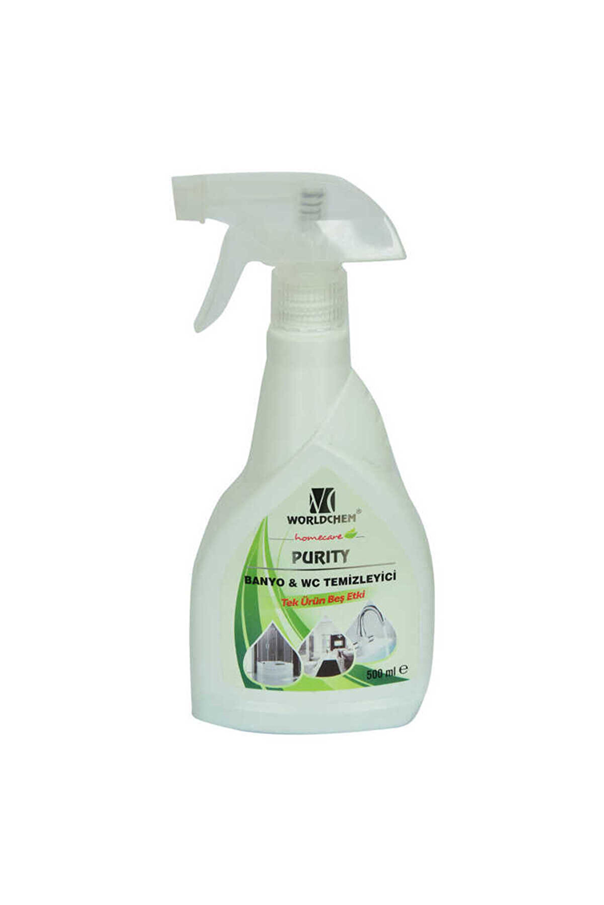 Bi̇lfold Puri̇ty Banyo Ve Wc Temi̇zleyi̇ci̇ 5 Etki̇ Sprey Şi̇şe 500 Ml