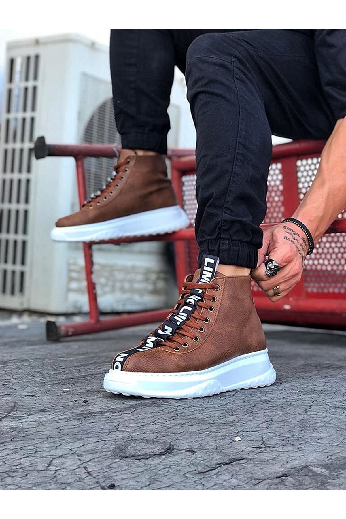 Fayk Wearhouse Taba Casual Erkek Yarım Bi̇lek Bot