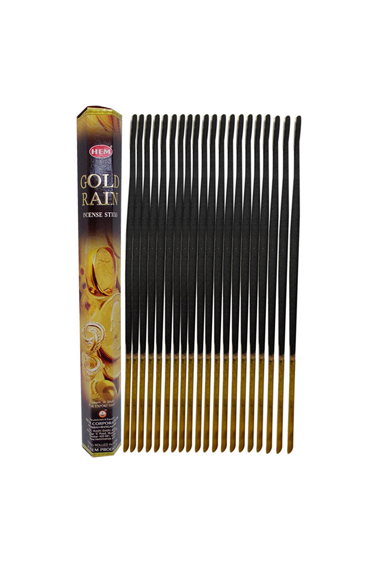 Ethab Ti̇caret Altın Yağmuru 20 &Ccedil;ubuk T&uuml;ts&uuml; - Gold Rai̇n