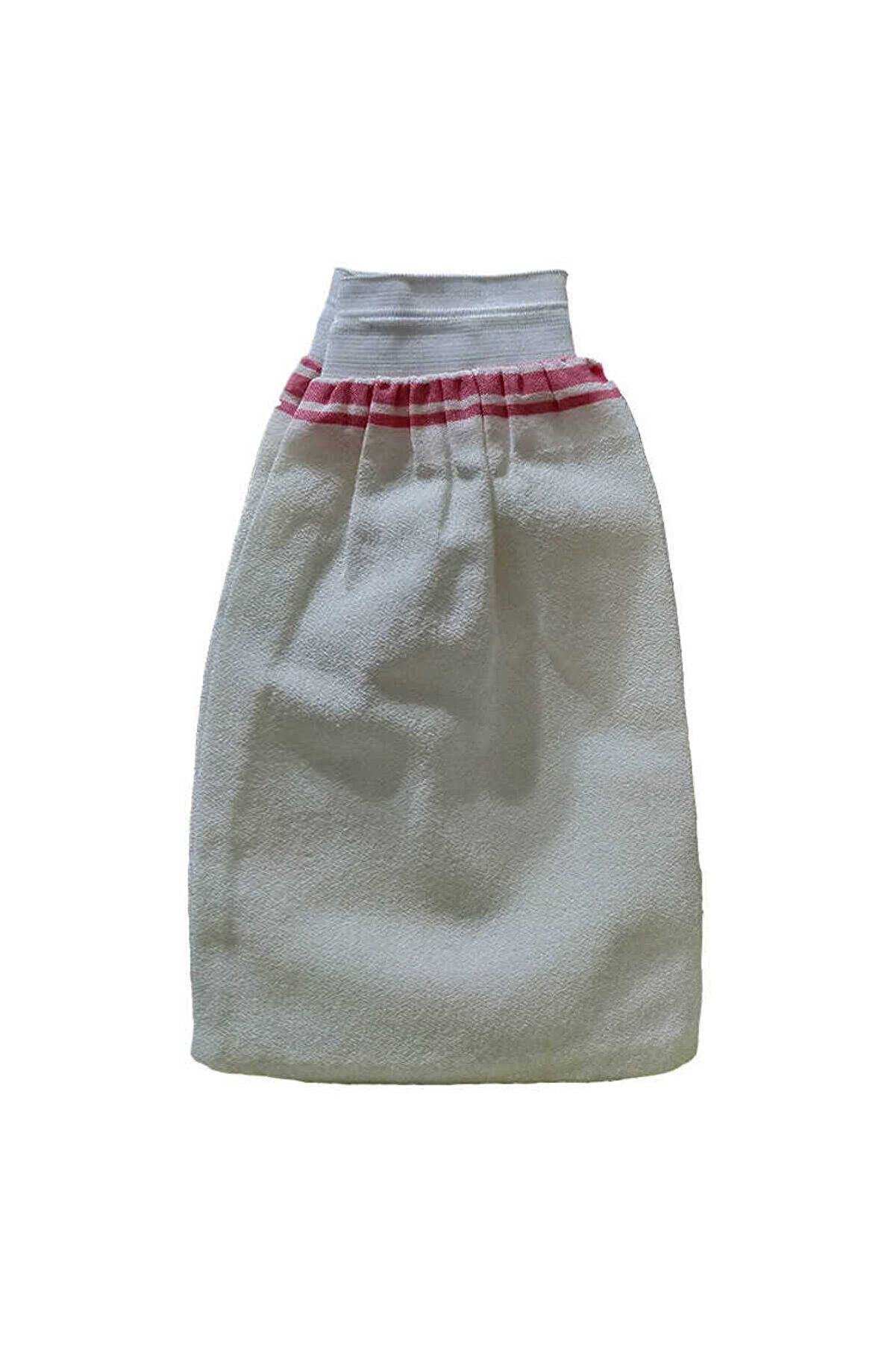 Bi̇lfold İpek Sırt Ve V&uuml;cut Kesesi̇ Lasti̇kli̇ Beyaz 15X25