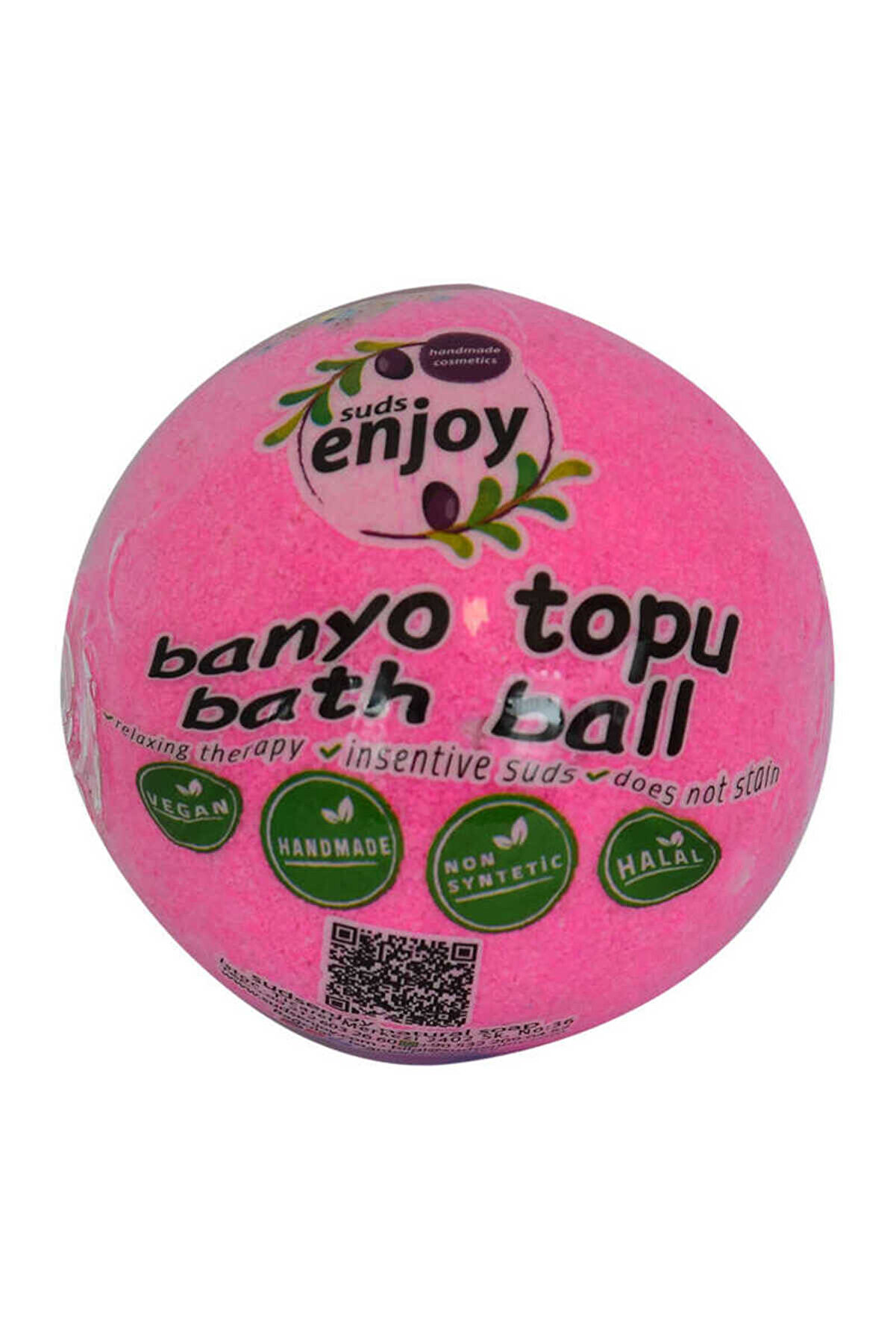 Ethab Ti̇caret Pembe D&uuml;şler El Yapımı Banyo K&uuml;vet Topu Sabunu Pembe 90-120 Gr