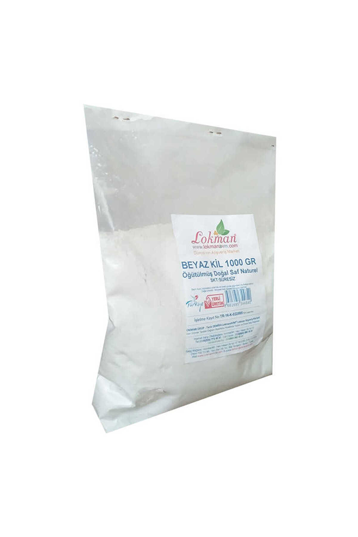 Se&ccedil;ki̇n Trend Beyaz Ki̇l &Ouml;ğ&uuml;t&uuml;lm&uuml;ş Doğal Saf Naturel 1000 Gr Paket