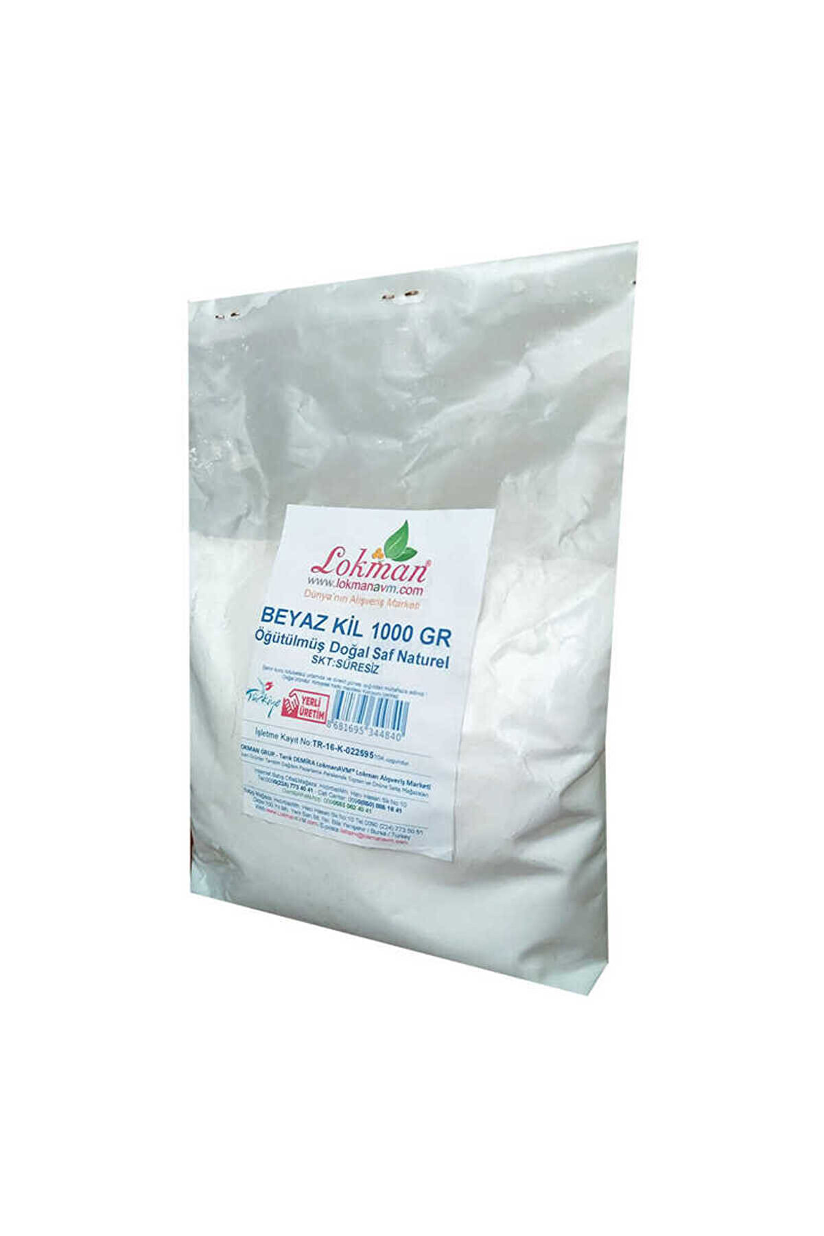 Se&ccedil;ki̇n Trend Beyaz Ki̇l &Ouml;ğ&uuml;t&uuml;lm&uuml;ş Doğal Saf Naturel 1000 Gr Paket