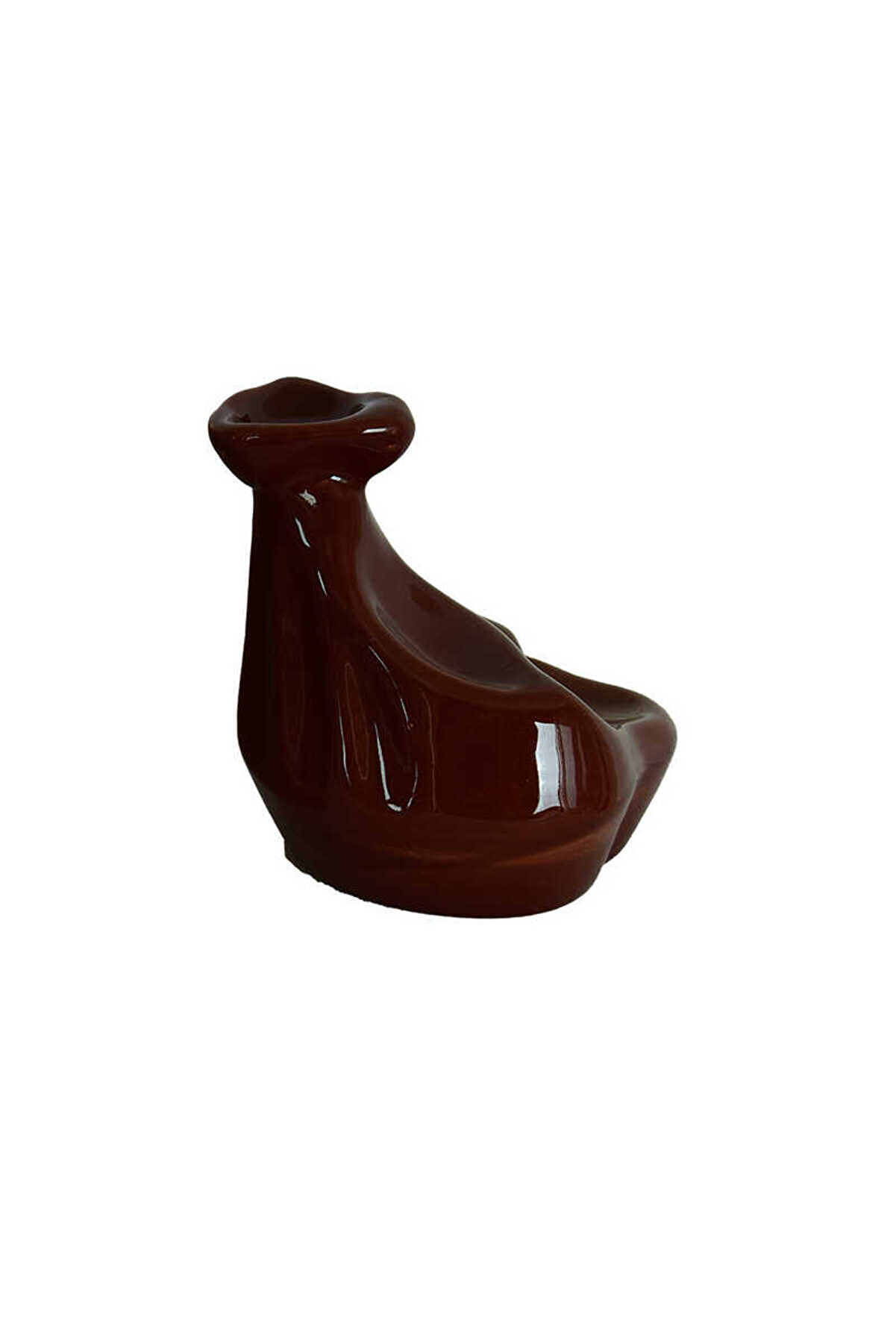 Bi̇lfold Geri̇ Akış Buhurdanlık T&uuml;ts&uuml;l&uuml;k Serami̇k Şelale Kahverengi̇ Backflow