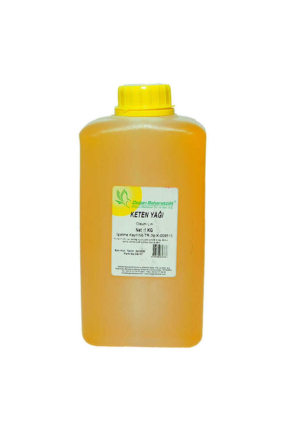 Bi̇lfold Keten Yağı Pet Bi̇don 1000 Gr