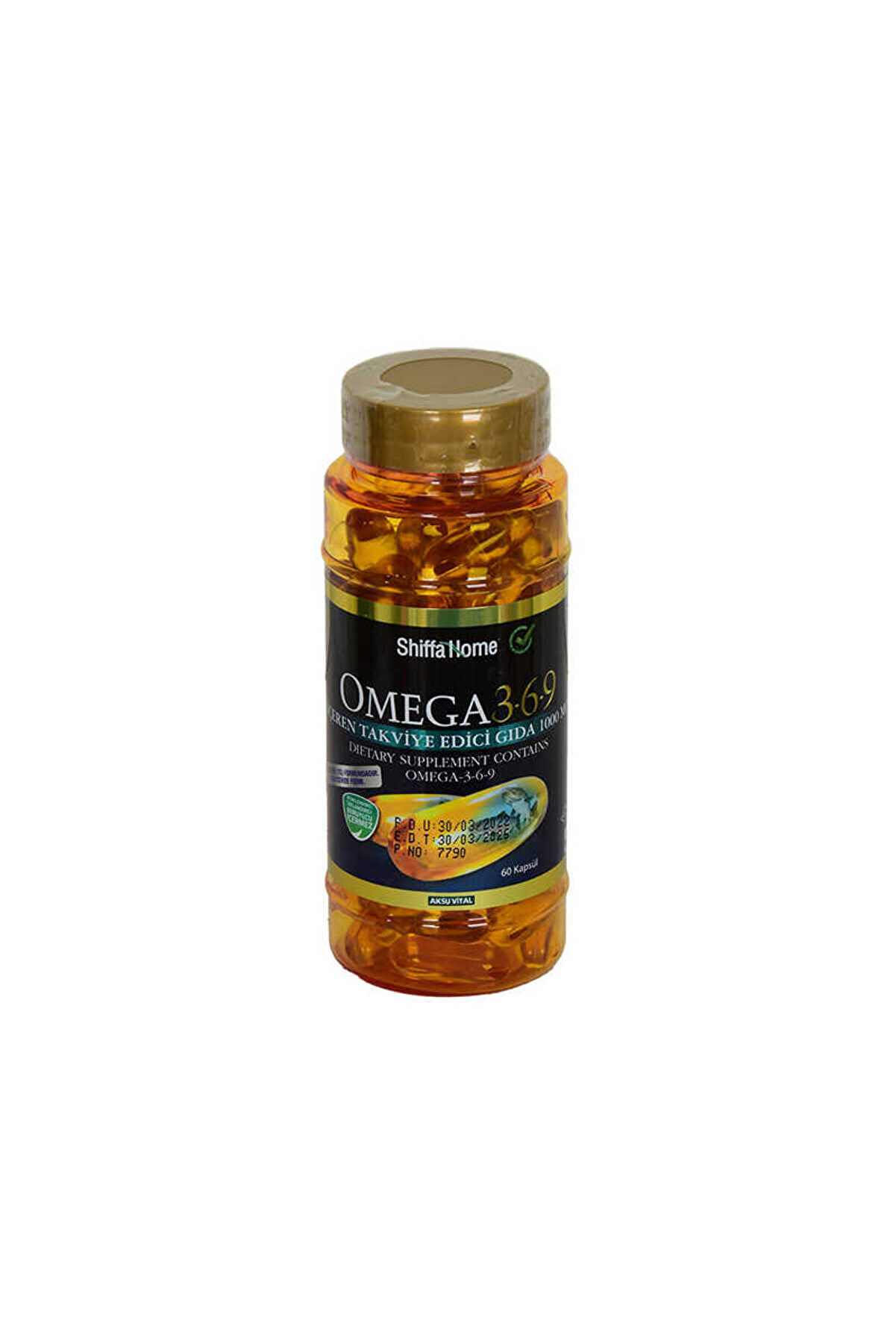 Ethab Ti̇caret Shi̇ffa Home Omega 3-6-9 1000 Mg (Dha+Epa 550 Mg) Yumuşak 60 Kaps&uuml;l