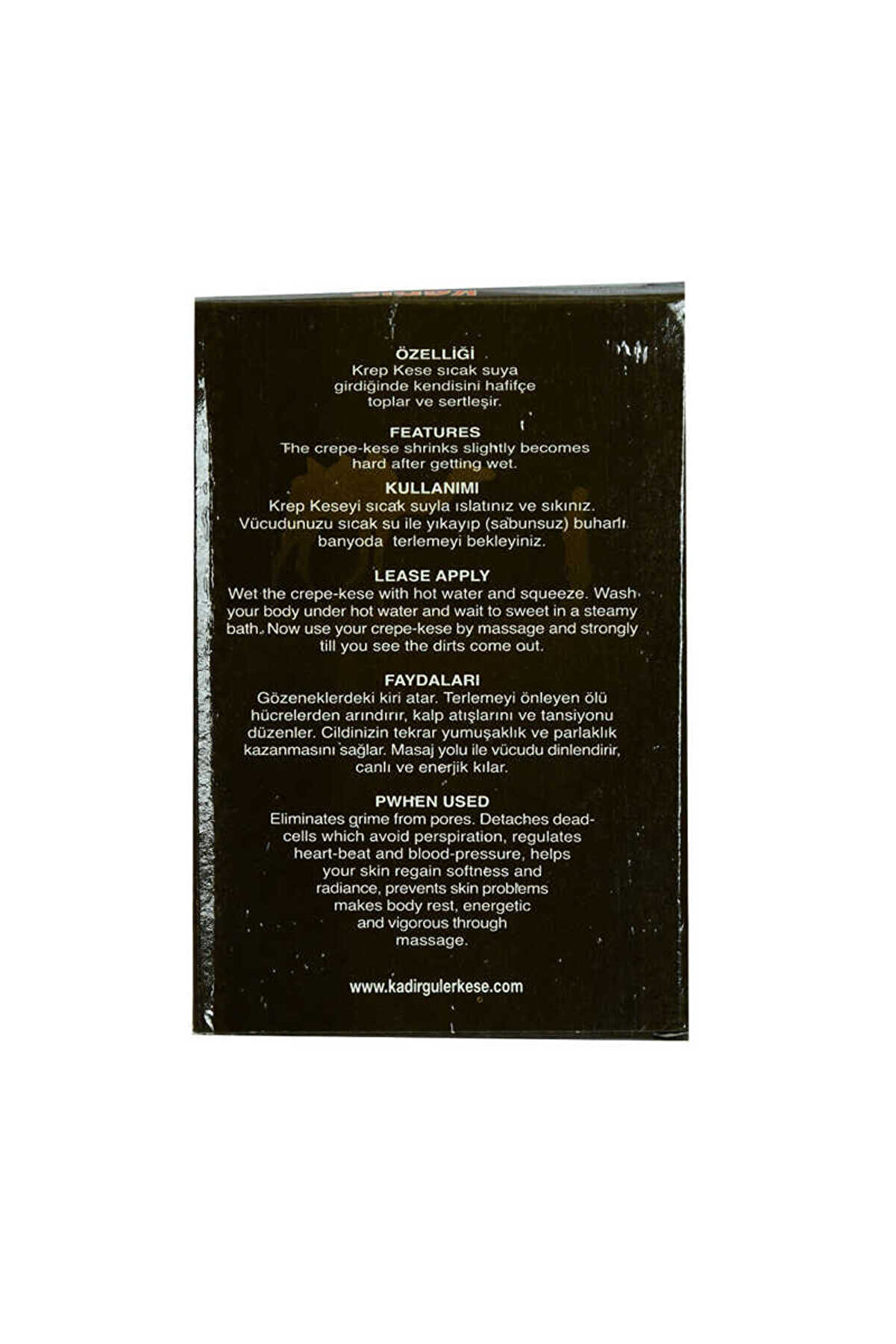 Bi̇lfold Y&uuml;zde 100 Krep Y&uuml;z Ve V&uuml;cut Kesesi̇ Beyaz 17X24