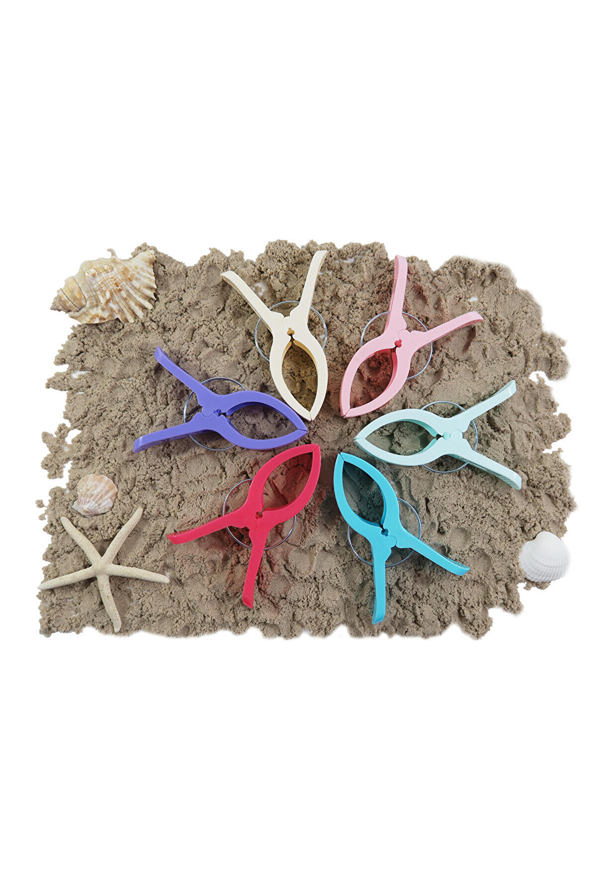 Ethab Ti̇caret Plaj Havlu Mandalı - Şezlong Mandalı - Mandal Xl 2 Adet