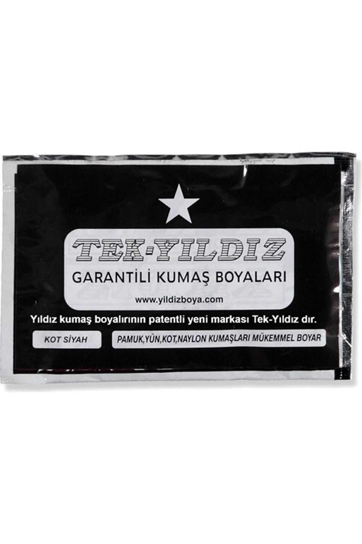 TekYıldız Tek Yıldız Kumaş Boyası Kot Siyah Tam kalite