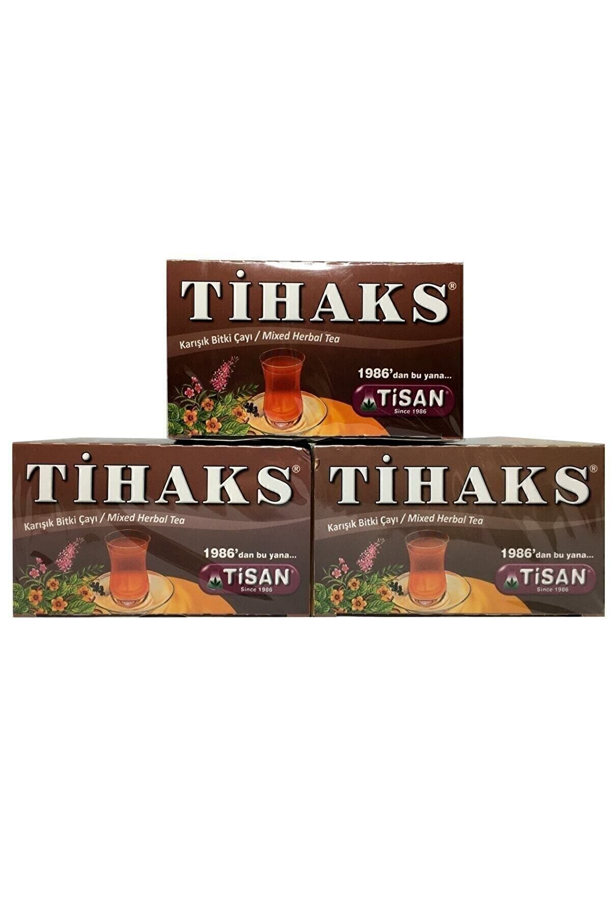 Ti̇haks Karışık Bi̇tki̇ Çayı 20 Süzen Poşet 3 Adet Ti̇laks 3 Paket Ti̇lax