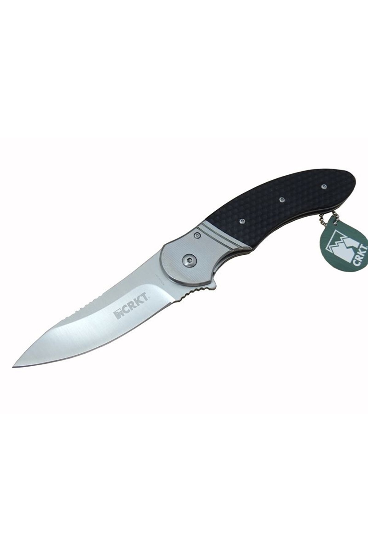 evimdeyokyok CRKT Hotenanny K 300 KXP Kamp Çakı 23 cm - Kaymaz Sap, Otomatik, Kılıflı
