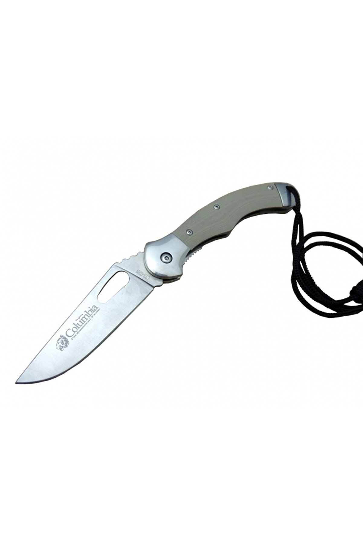evimdeyokyok Spay Grn CTS-GRN Outdoor Çakı 21 cm - Yeşil G10 Sap, Manuel, İpli
