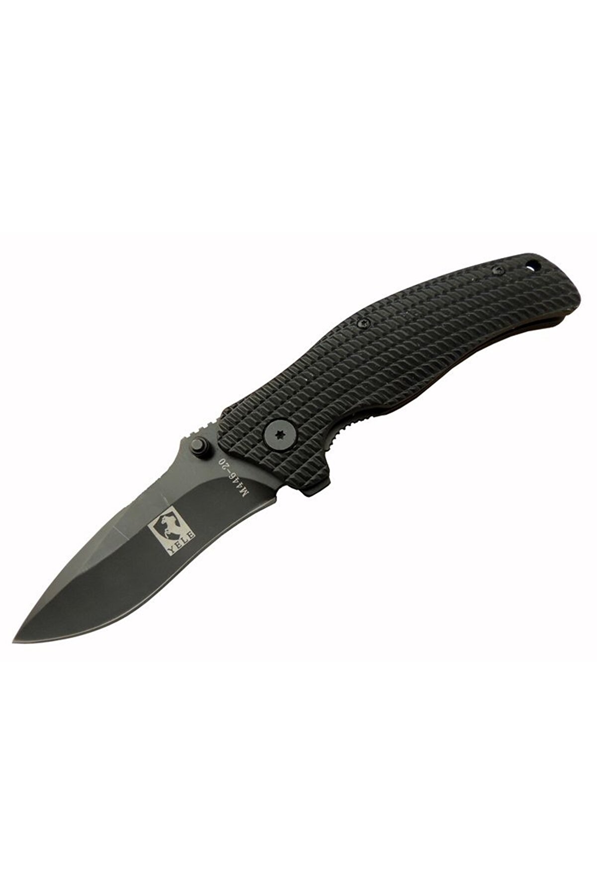 evimdeyokyok Yele M446 Siyah Kamp Çakı 20cm - Yarı Otomatik