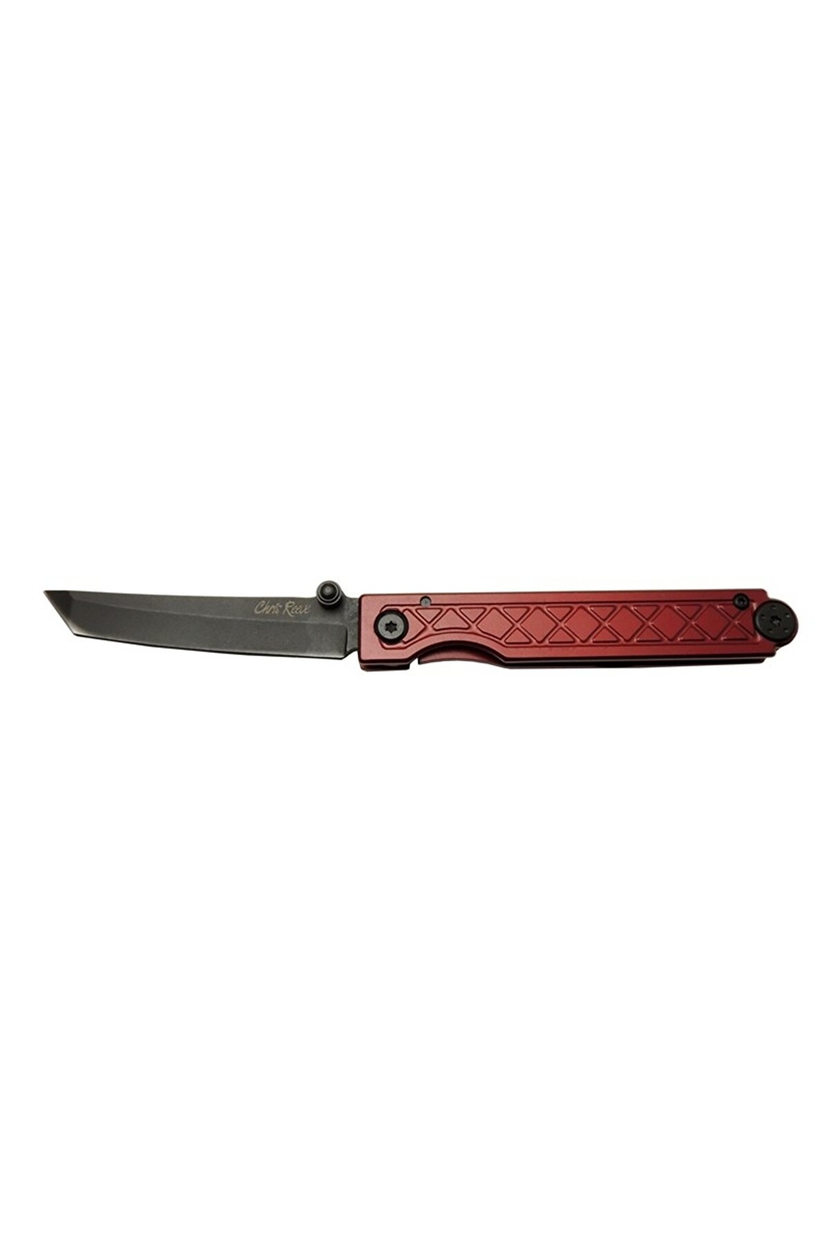 evimdeyokyok Chris Reeve Pocket Samurai 7425 RD Kırmızı Kamp / Outdoor Çakı 18cm - Manuel, Kutulu