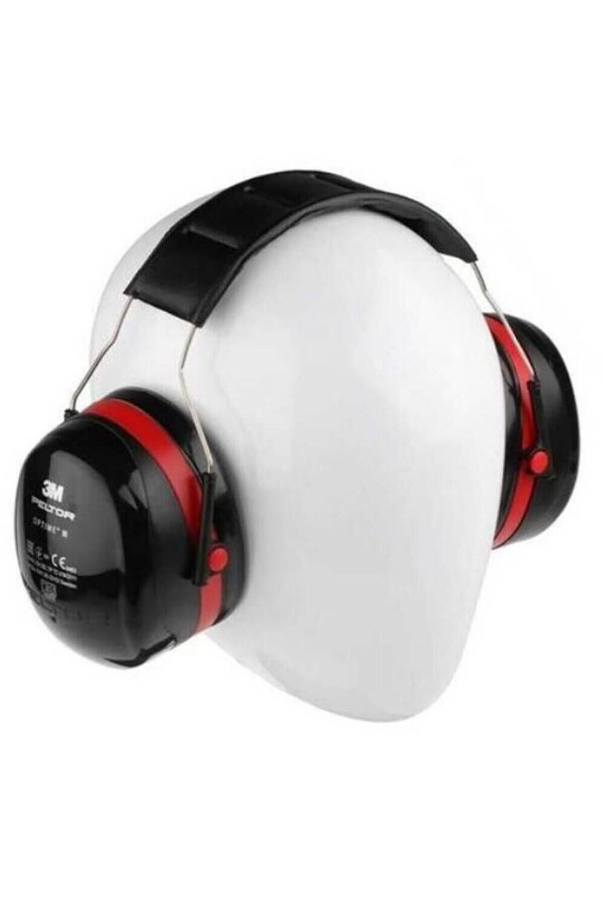 ™ Peltor™ Opti̇me™ Iıı H540A Manşonlu, Kafa Bantlı Kulaklık - Si̇yah/Kırmızı, 35 Db