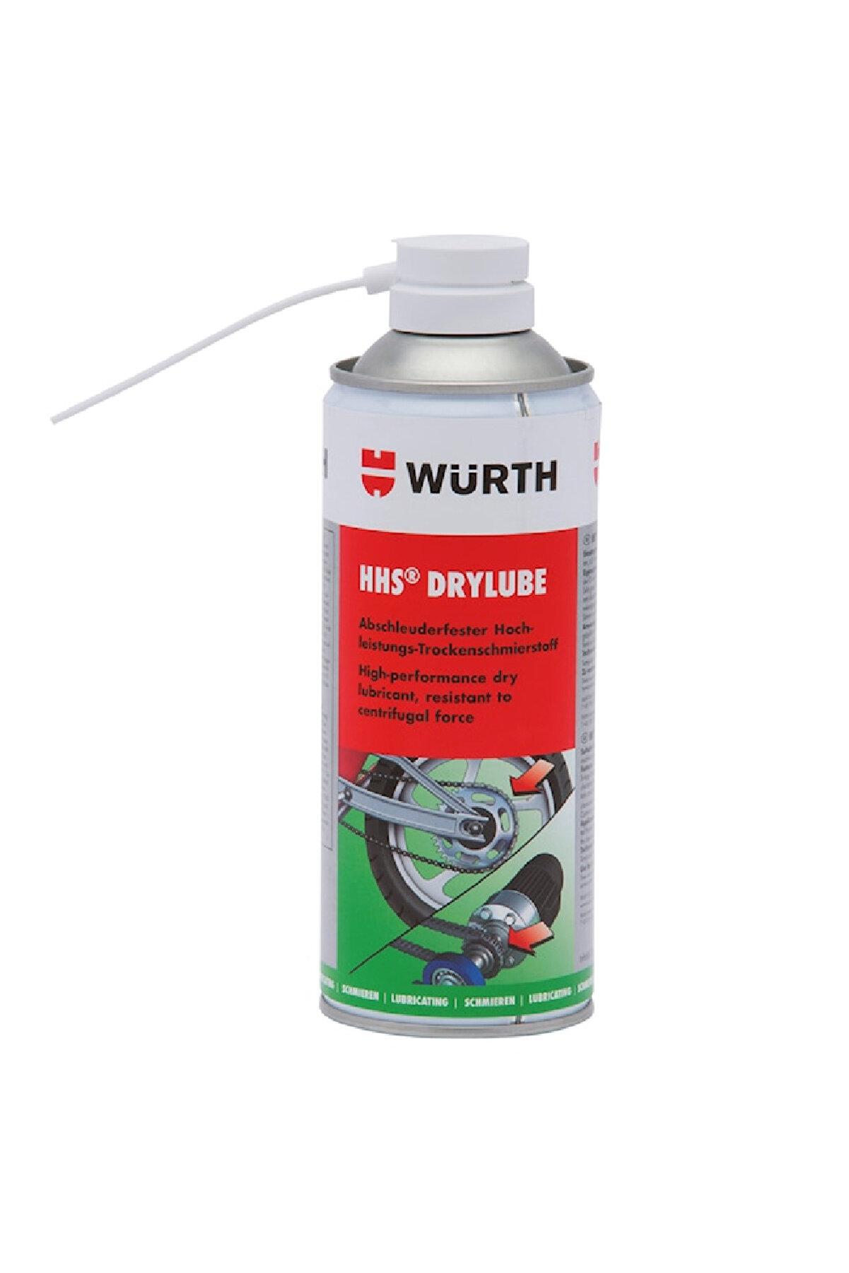 Würth Hhs Drylube Kuru Zi̇nci̇r Yağlayıcı 400 Ml. Made In Germany