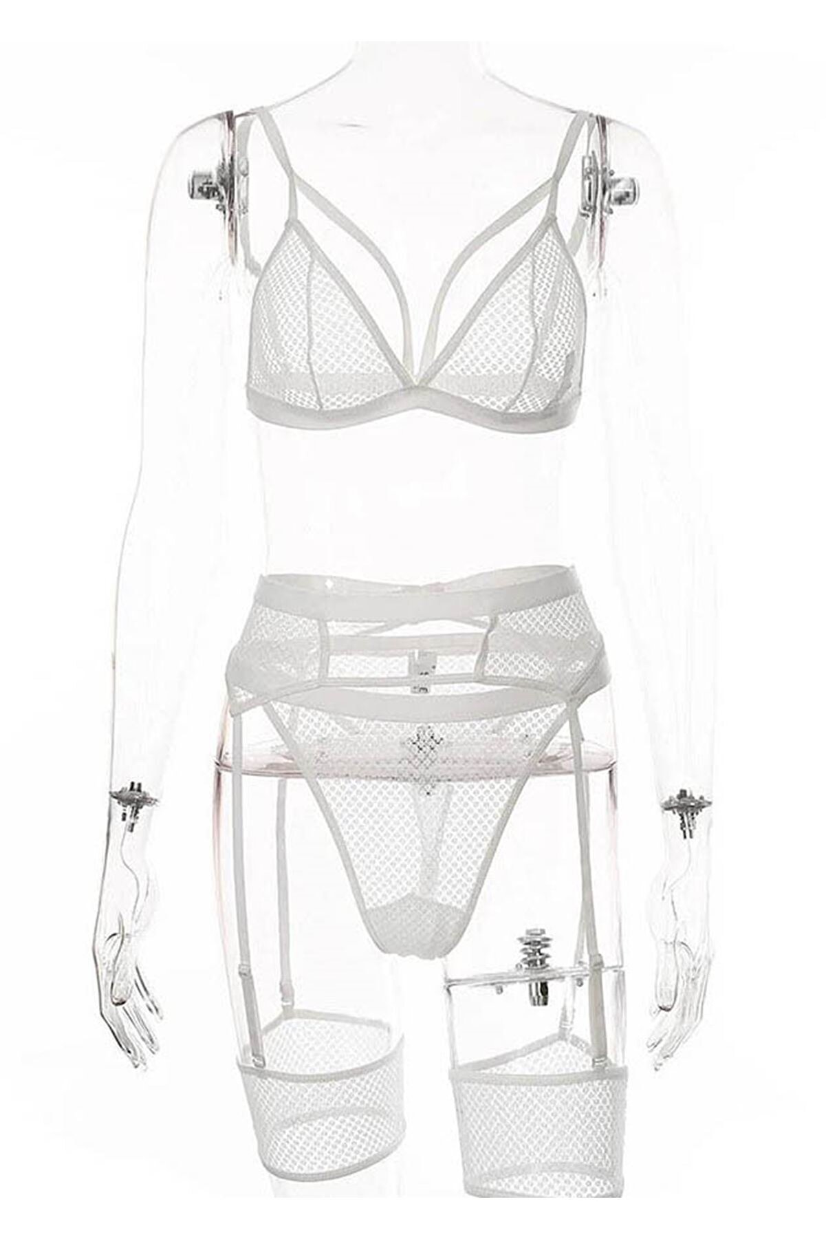 Ethab Ti̇caret Beyaz Fantezi̇ Fi̇le Jarti̇yer Takım