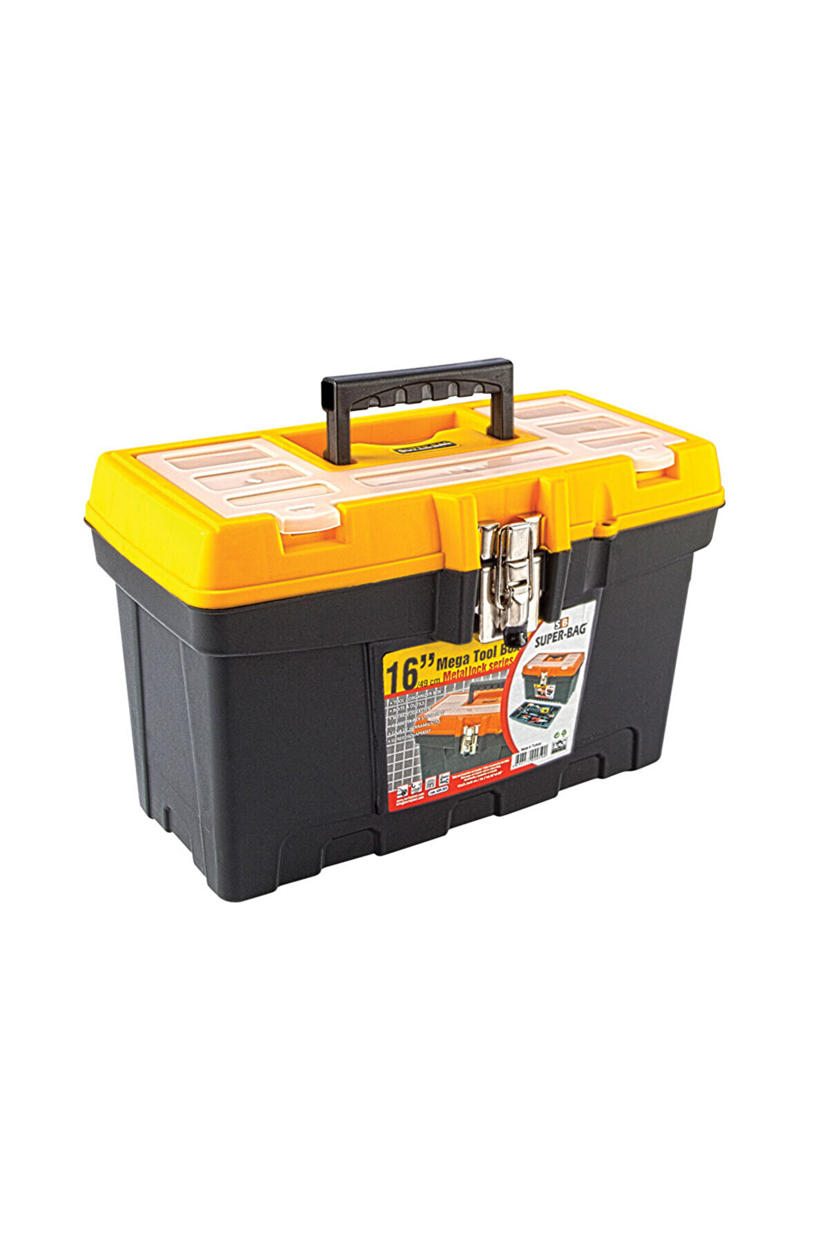 evimdeyokyok Super Bag ASR-2020 16 inç Takım Çantası - Metal Kilitli