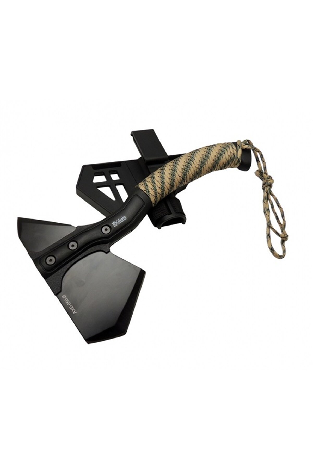 Axe 050B Si̇yah Kamp / Outdoor Balta 29Cm - İpli̇ Sap, Kılıflı