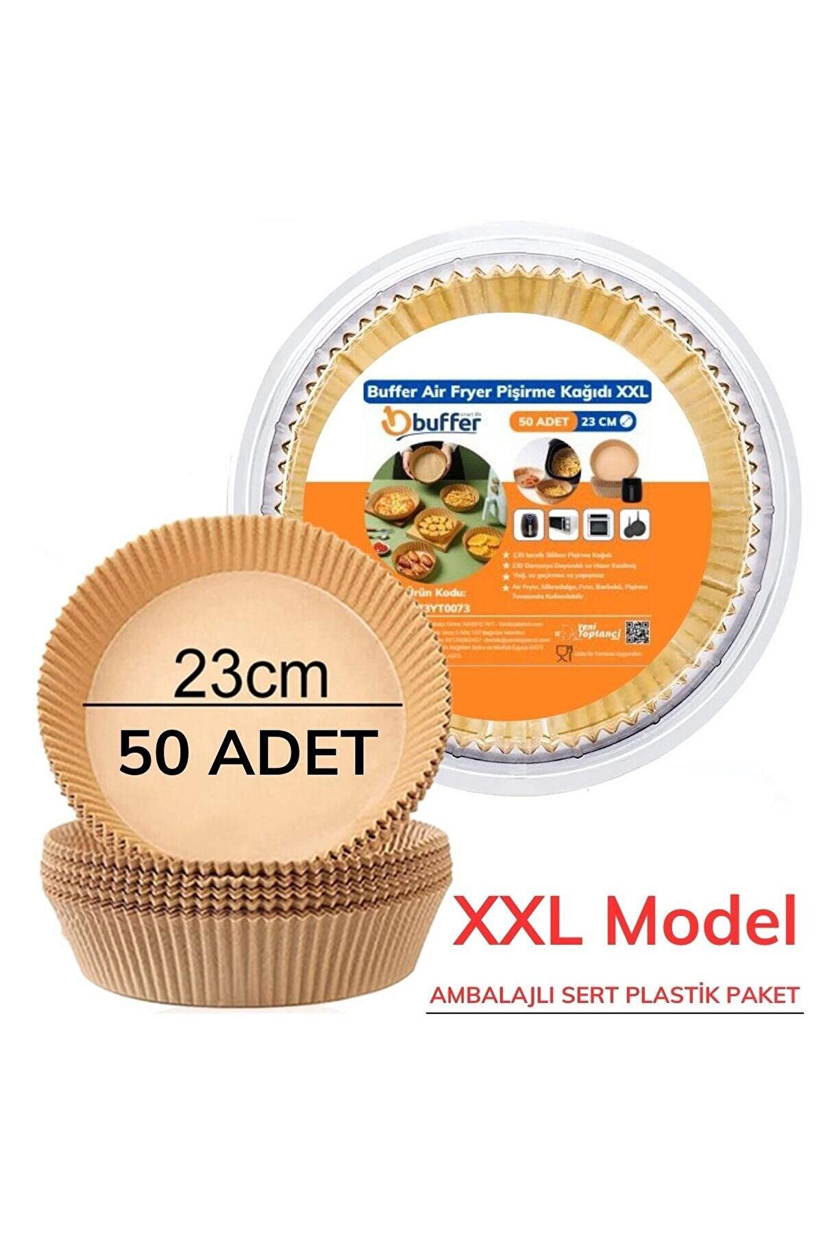 Go İthalat 50 Adet Ai̇r Fryer Pi̇şi̇rme Kağıdı Tek Kullanımlık 23 Cm Yuvarlak Pi̇şi̇rme Kağıdı Xxl Pvc Li̇ (4178)