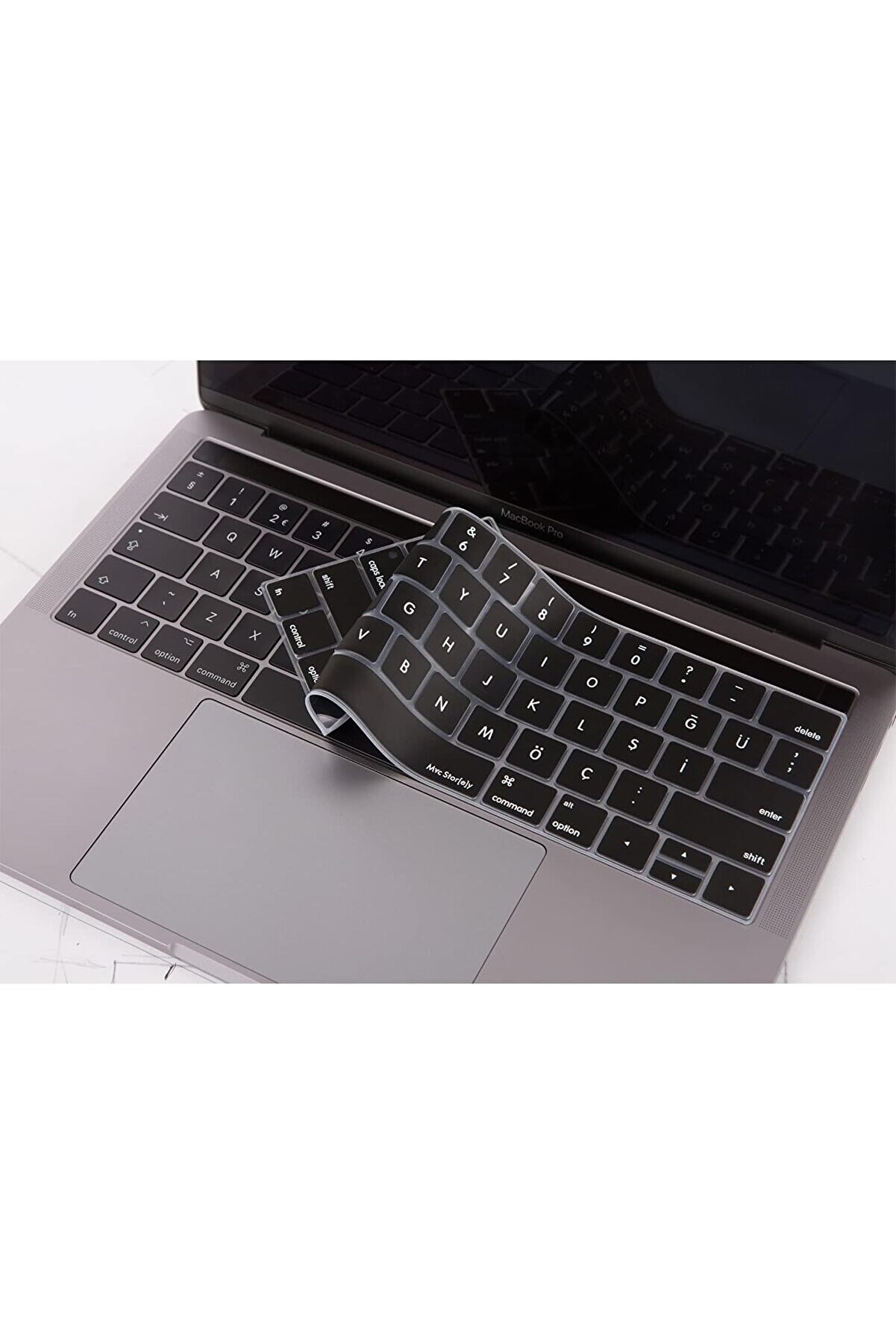 STOREMAX Erhn Macbook Pro Klavye Koruyucu (US to TR) Touchbarlı 13inç A1706 A1989 A2159-15inç A1707 A1990