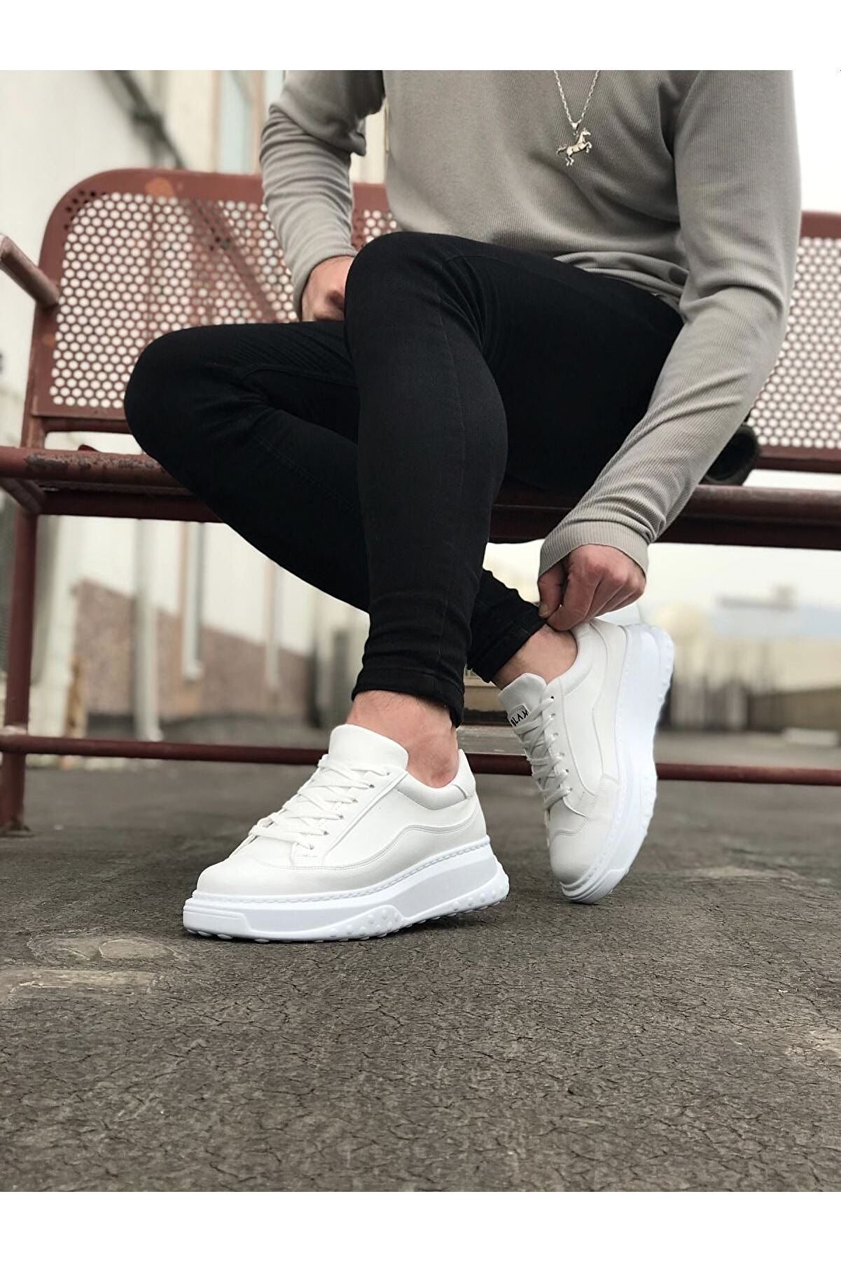 Ethab Ti̇caret Beyaz Erkek Ayakkabı