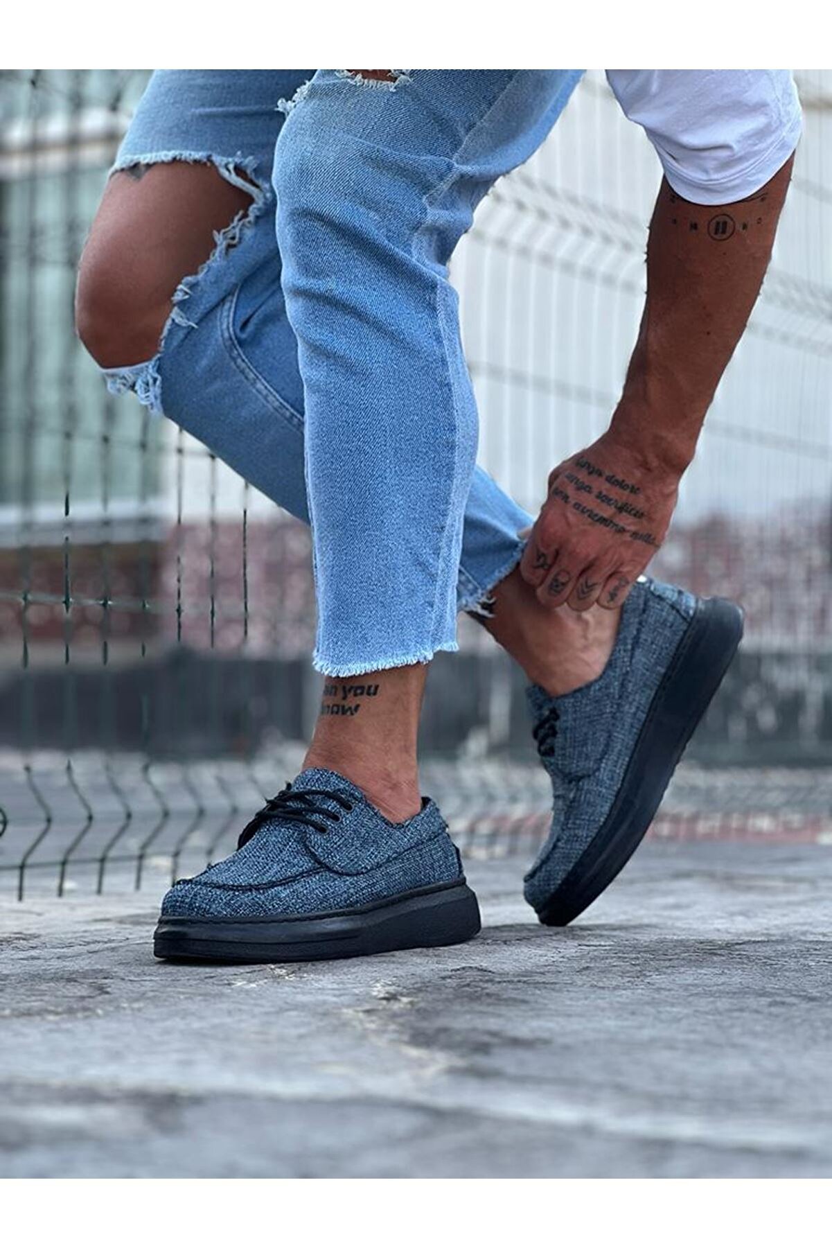 Ethab Ti̇caret Laci̇vert Erkek G&uuml;nl&uuml;k Ayakkabı