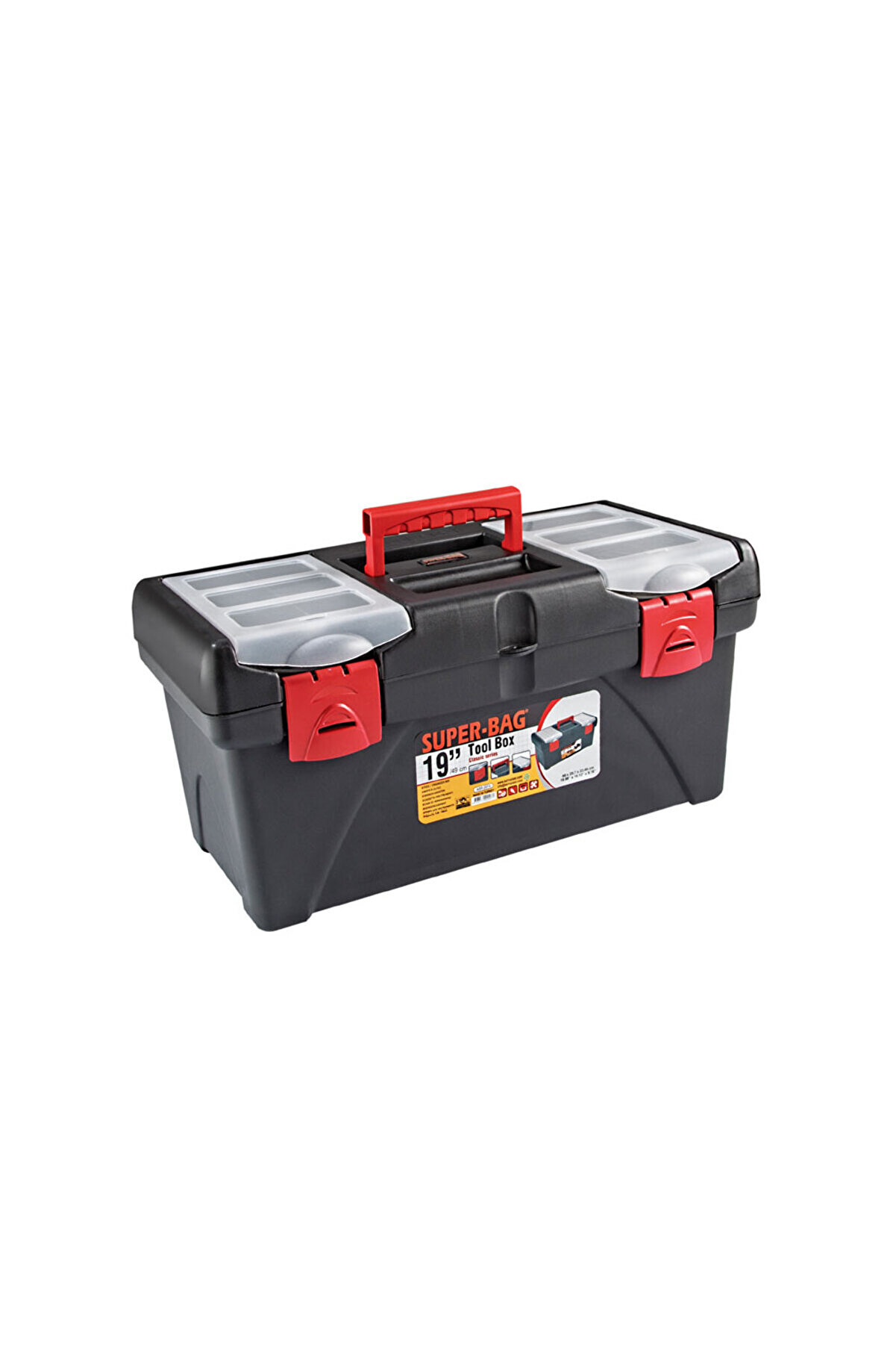 evimdeyokyok Super Bag ASR-2018 19 inç Takım Çantası - Plastik Kilitli