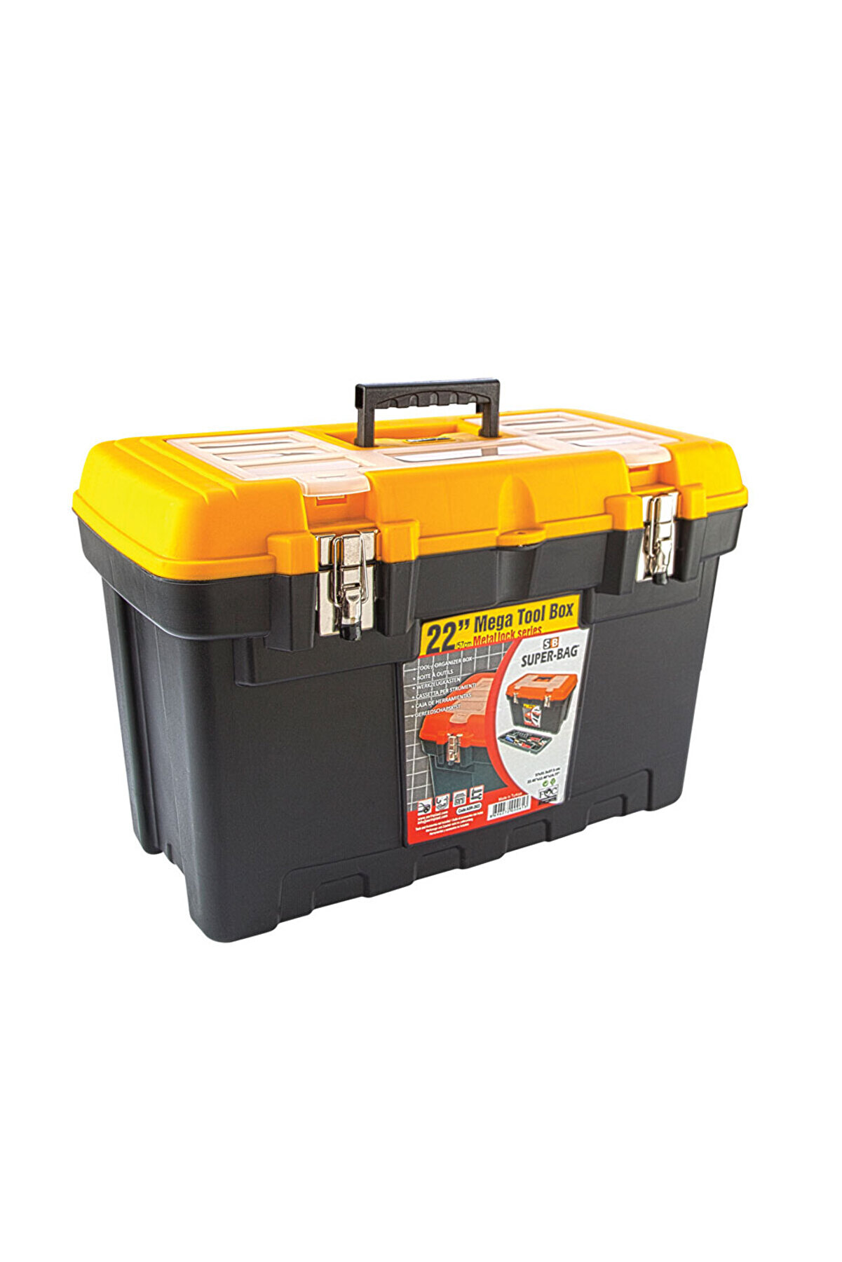 evimdeyokyok Super Bag ASR-2022 22 inç Takım Çantası - Metal Kilitli