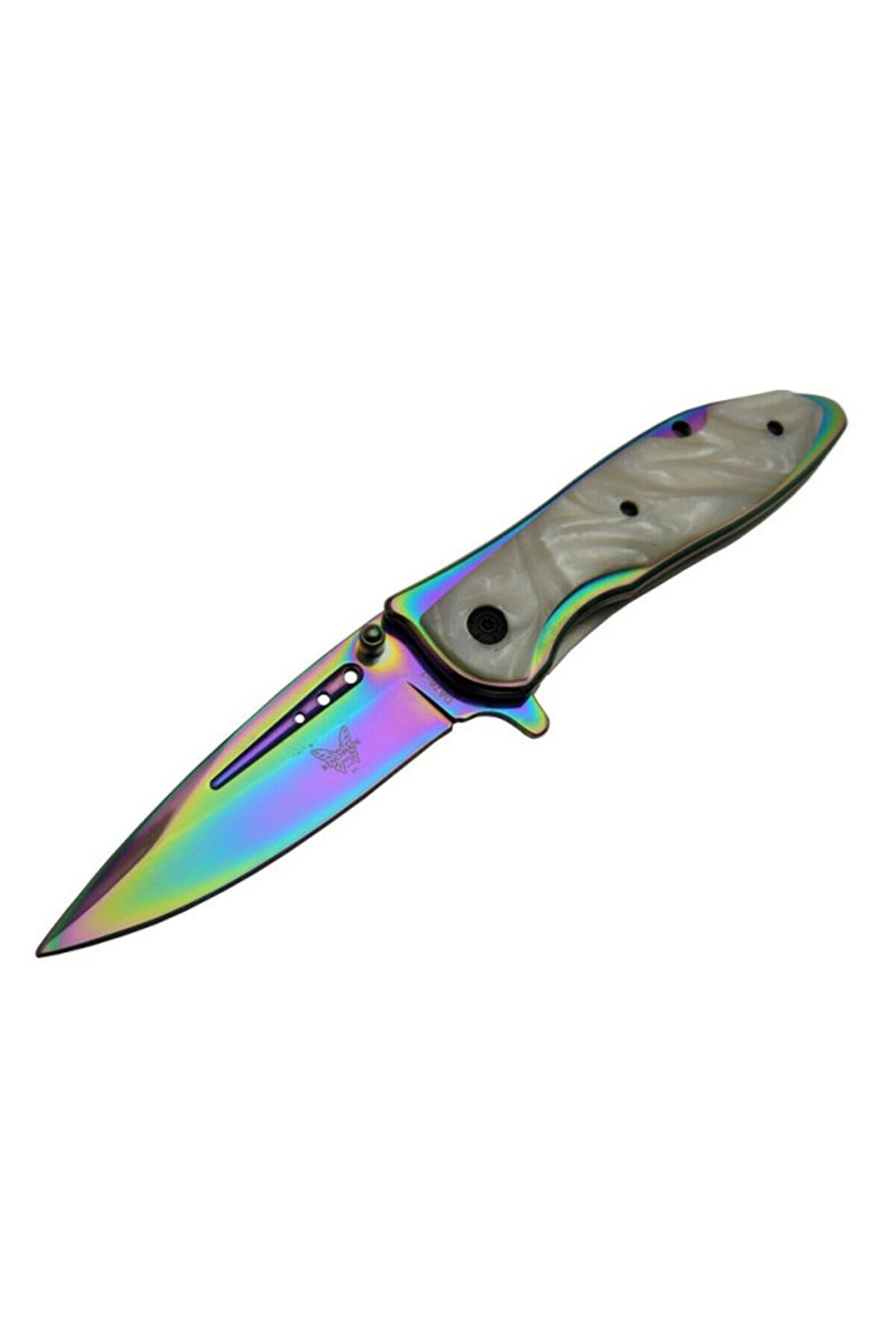 evimdeyokyok Benchmade DA76-1 Çakı Renkli 20 cm Manuel