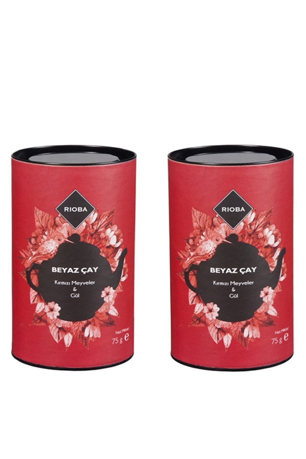 Ri̇oba Beyaz Çay Kırmızı Meyveler & Gül 75 G* 2 Adet