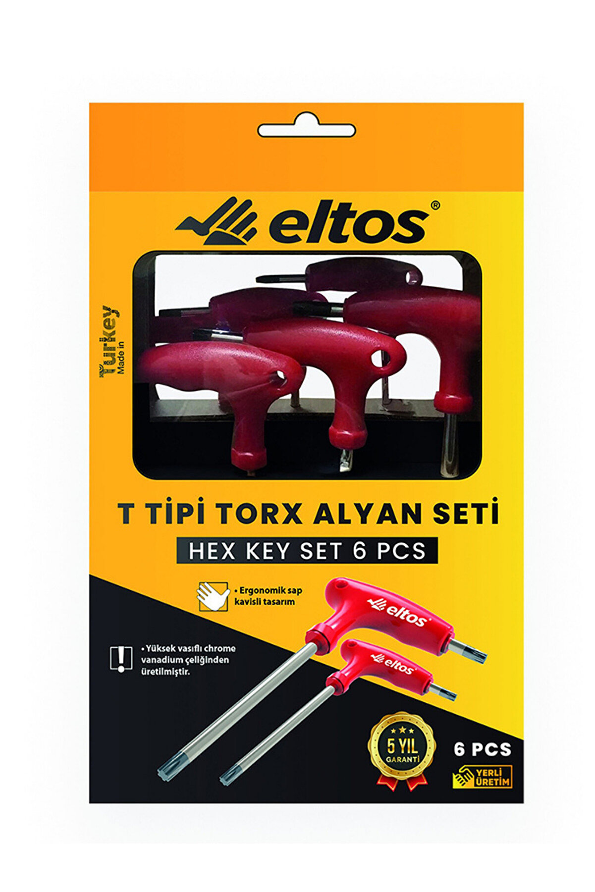 Eltos T Alyan Seti- Torx 6lı